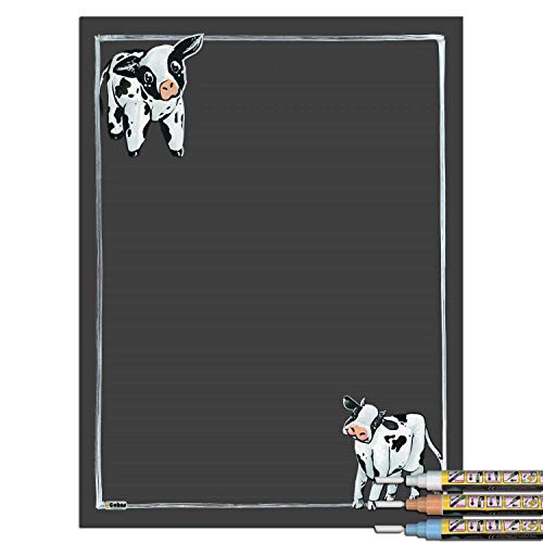 Cow With 3 Pastel Markers