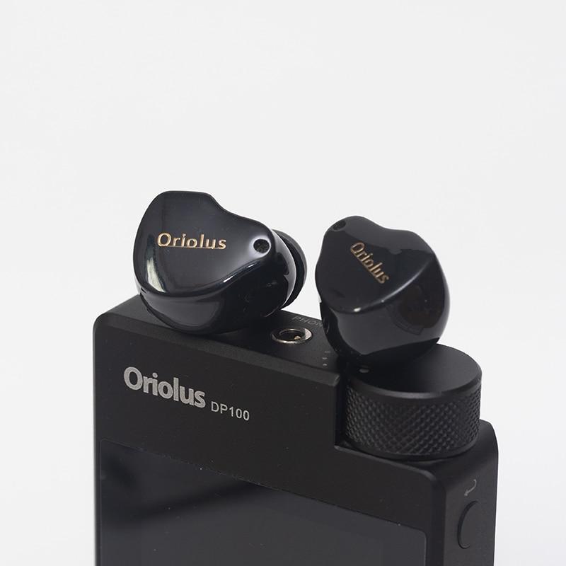 Premium Black Oriolus Earphones with Denmark Sonion BA Driver & 10mm Custom Dynamic Driver - HiFi Sound for Audiophiles, Music Lovers & Studio Monitoring