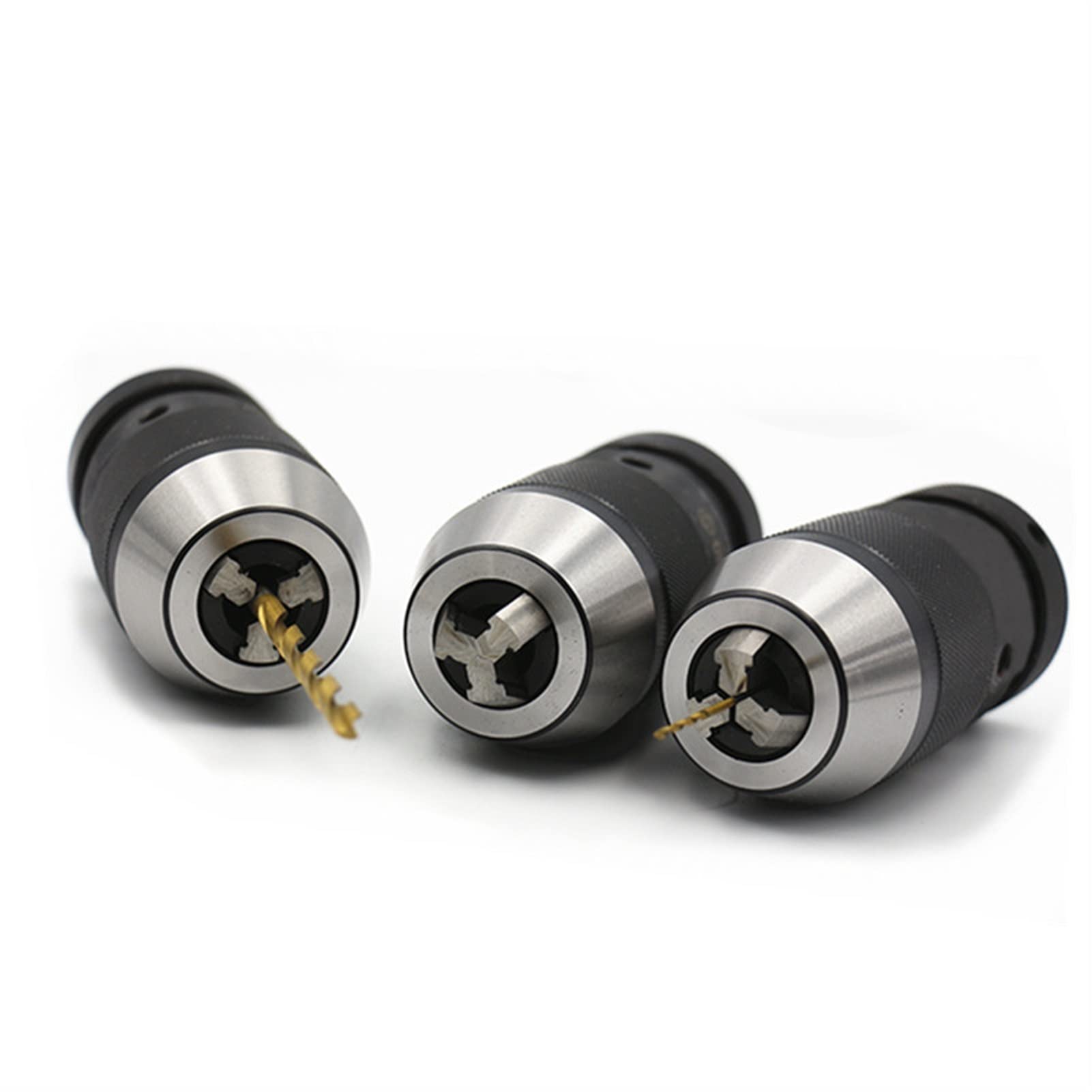 Keyless Drill Chuck B12 B16 B18 B22 - Self-Tightening Lathe Chuck for Electric Drills, Grinding & Milling Machines - Perfect for Metalworking, Woodworking & DIY Projects