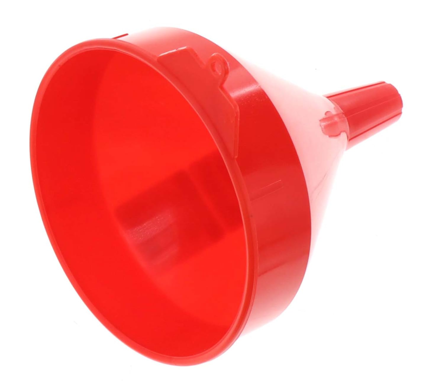 LubriMatic 75-070 2 Quart Polyethylene Plastic Funnel with Screen - Heavy Duty Oil & Fluid Funnel for Automotive, Home, and Workshop Use