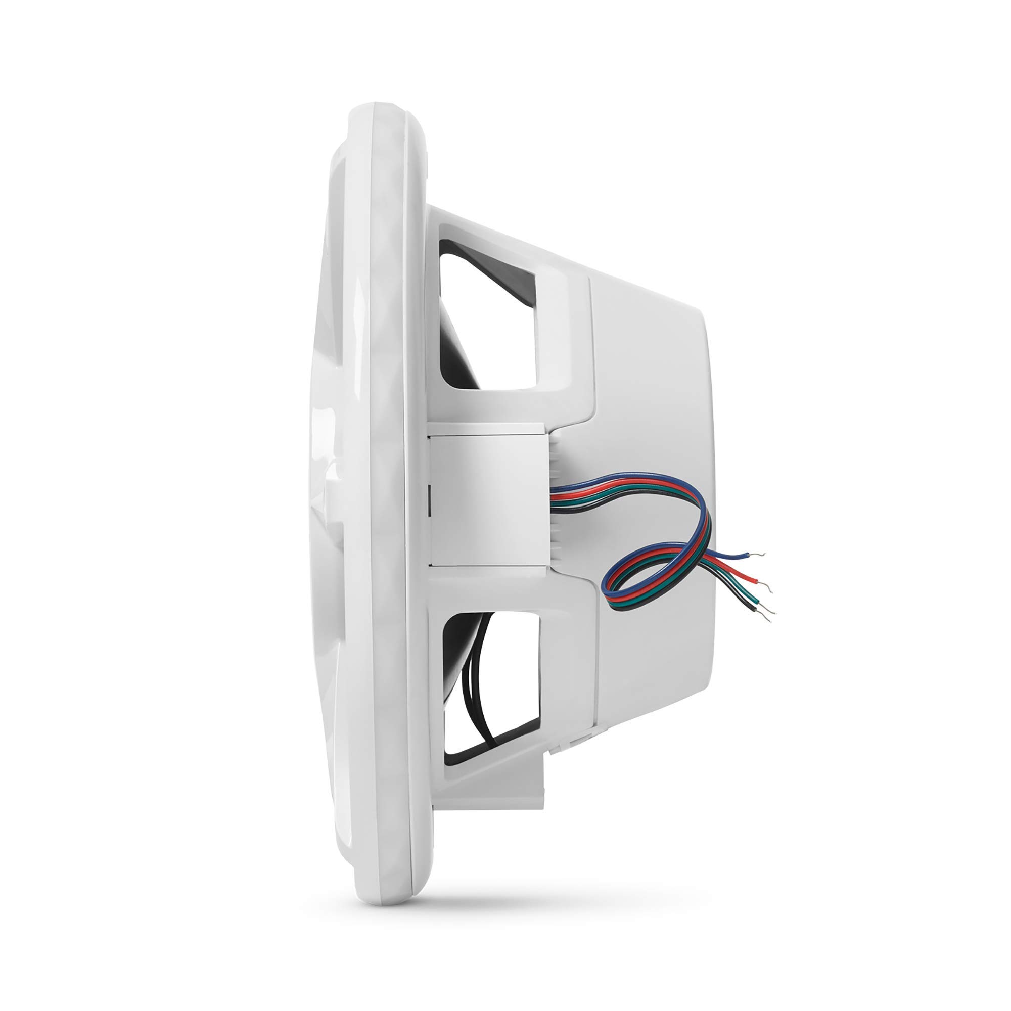 JBL 6.5 Inch Coaxial Marine RGB Speakers - White Stadium Series STADIUMMW6520AM (Renewed) - Waterproof Boat Audio for Outdoor, Pool Party & Marine Use