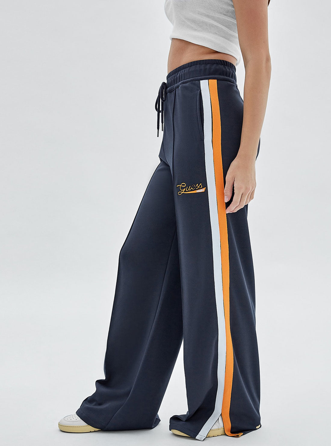 Guess Originals Navy Virsa Trackpants - Men's Athletic Joggers for Running, Gym & Casual Wear - Comfortable & Stylish Sweatpants