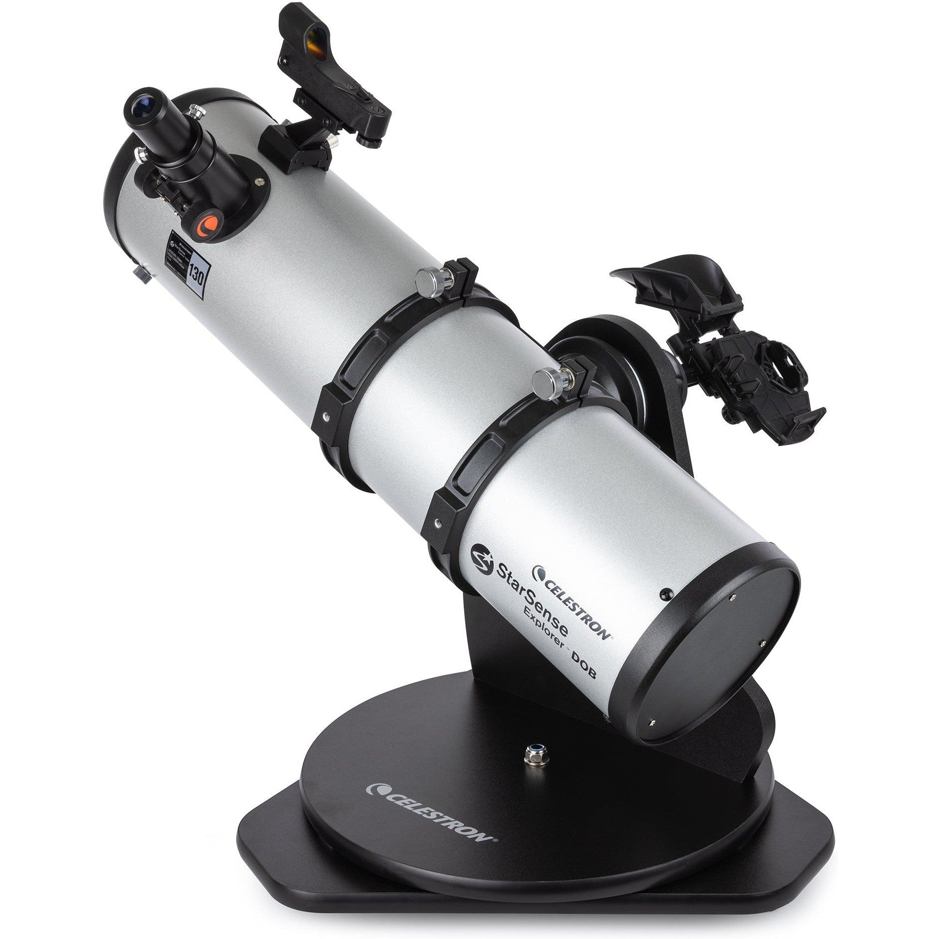 StarSense Explorer 130mm Smartphone App-Enabled Tabletop Dobsonian Telescope for Beginners - Stargazing, Astronomy Learning & Backyard Observation