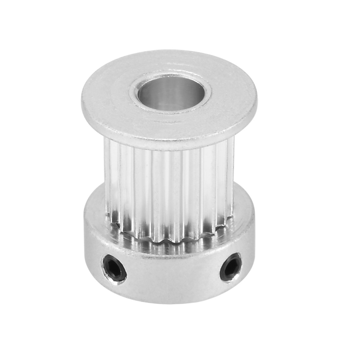 uxcell Aluminum 20 Teeth 6.35mm Bore 5mm Pitch Timing Belt Pulley for 3D Printer - High Precision CNC Machined Part for DIY 3D Printing, Robotics, and Automation Projects