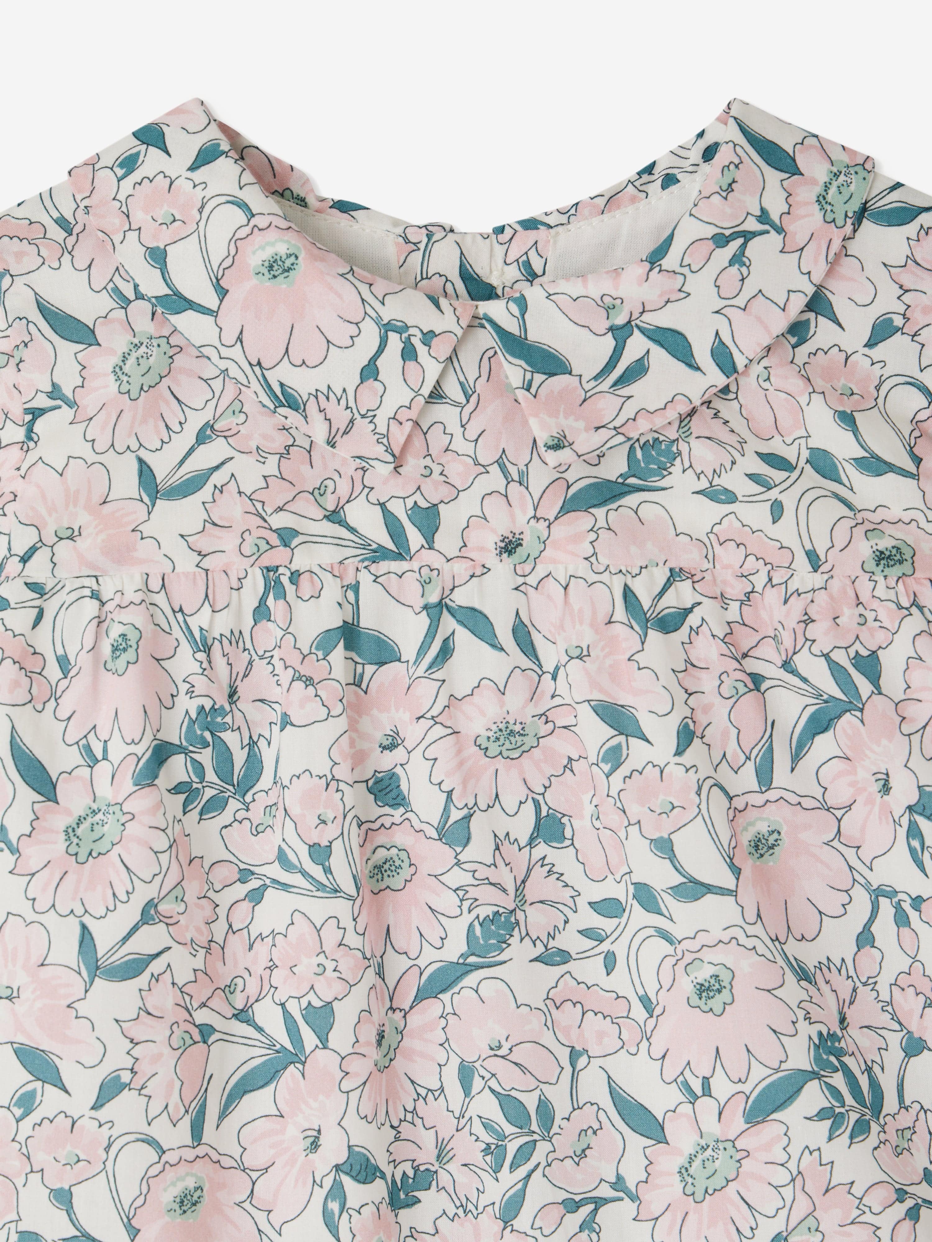 Pink Floral Jadila Dress for Baby Girls - Cute & Comfortable Outfit for Parties, Photos & Special Occasions