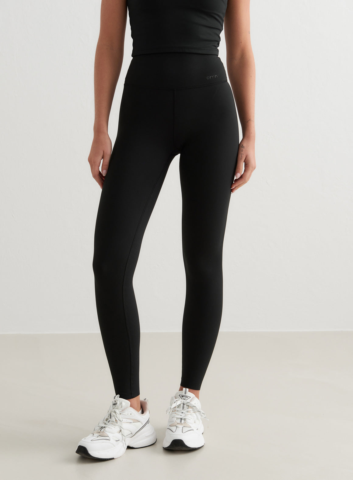 Premium Black Sense Tights for Women - High Waist Yoga Pants with Comfortable Stretch & Breathable Fabric - Perfect for Workout, Running, Gym & Daily Wear
