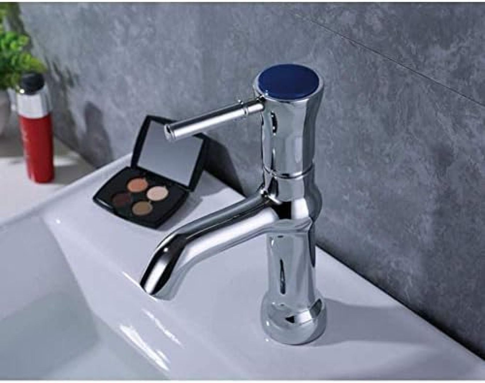 CRJUS Modern Kitchen Faucet with Ceramic Cartridge, Hot and Cold Water Mixer Tap, Sleek Design for Sink, Perfect for Home Kitchen and Bathroom Use