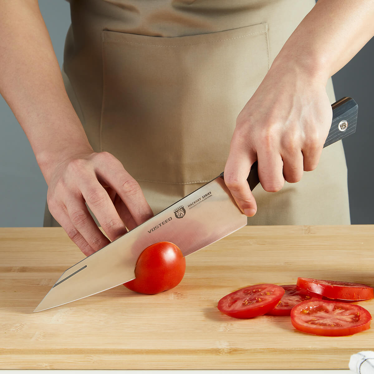 Premium 8-Inch Chef's Knife - Professional Kitchen Knife for Cooking, Slicing & Dicing - Ergonomic Handle & Sharp Stainless Steel Blade - Perfect for Home Chefs & Culinary Enthusiasts - Ideal for Meal Prep, Vegetables & Meat Cutting