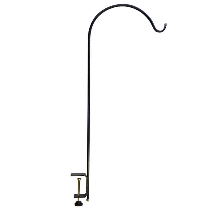 Platinum Cap Clamp On Single Arm Deck Hanger - Heavy Duty Stainless Steel Mounting Bracket for Outdoor Umbrellas, Canopies & Shade Sails | Perfect for Patio, Poolside & Garden Use