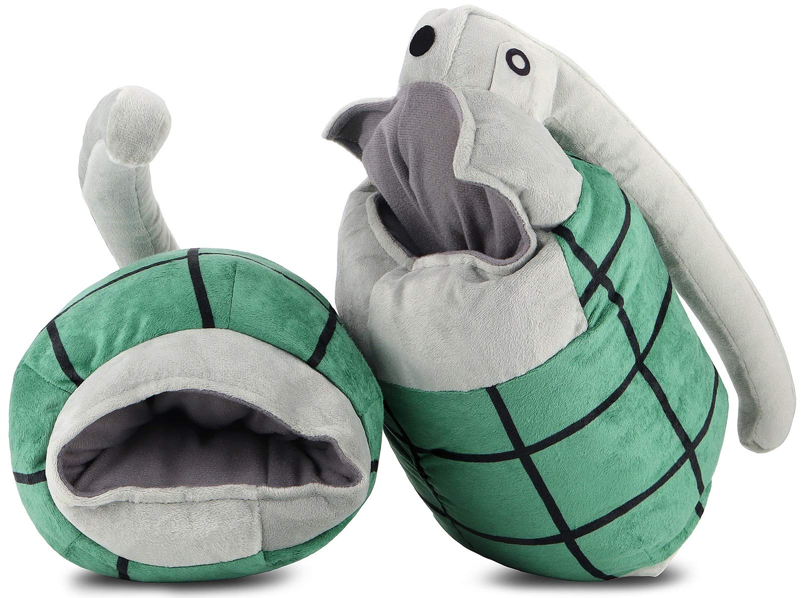 Roffatide Anime Katsuki Bakugo Plush Pillow - Grenade Shaped Cosplay Throw Pillow Set of 2 for My Hero Academia Fans | Perfect for Bedroom Decor, Anime Collectibles & Gift Giving