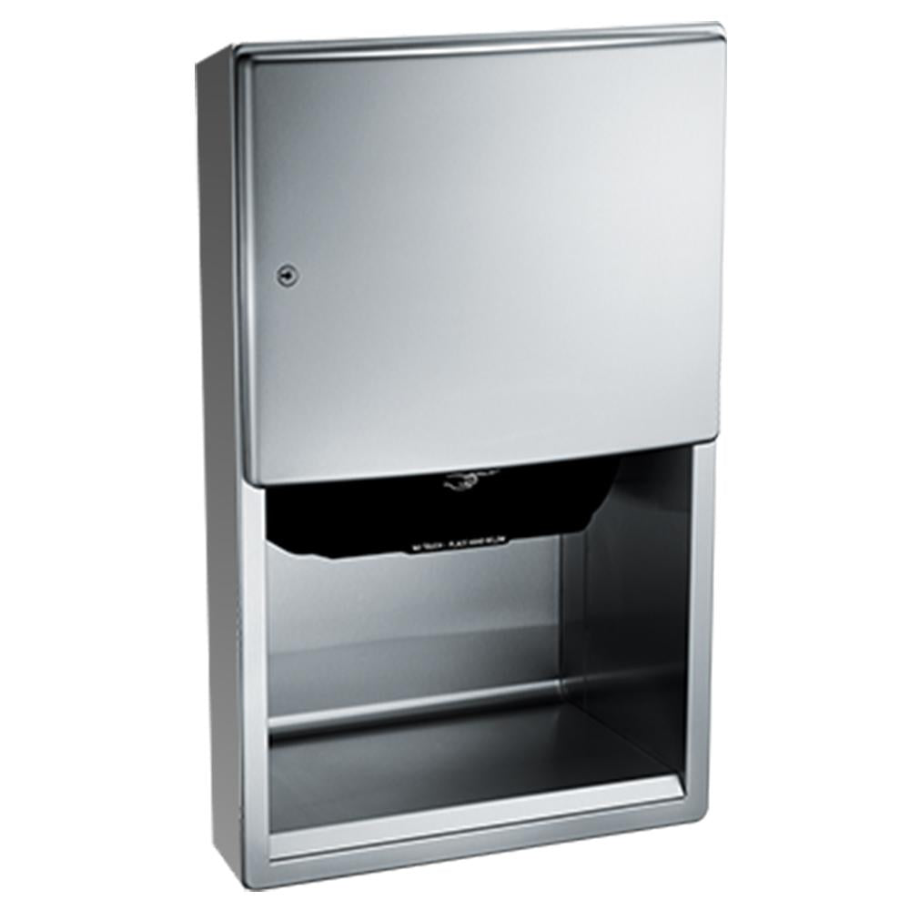 Automatic Paper Towel Dispenser - ASI 204523A 9 Roval Surface Mounted Satin Finish for Restrooms, Kitchens & Commercial Use