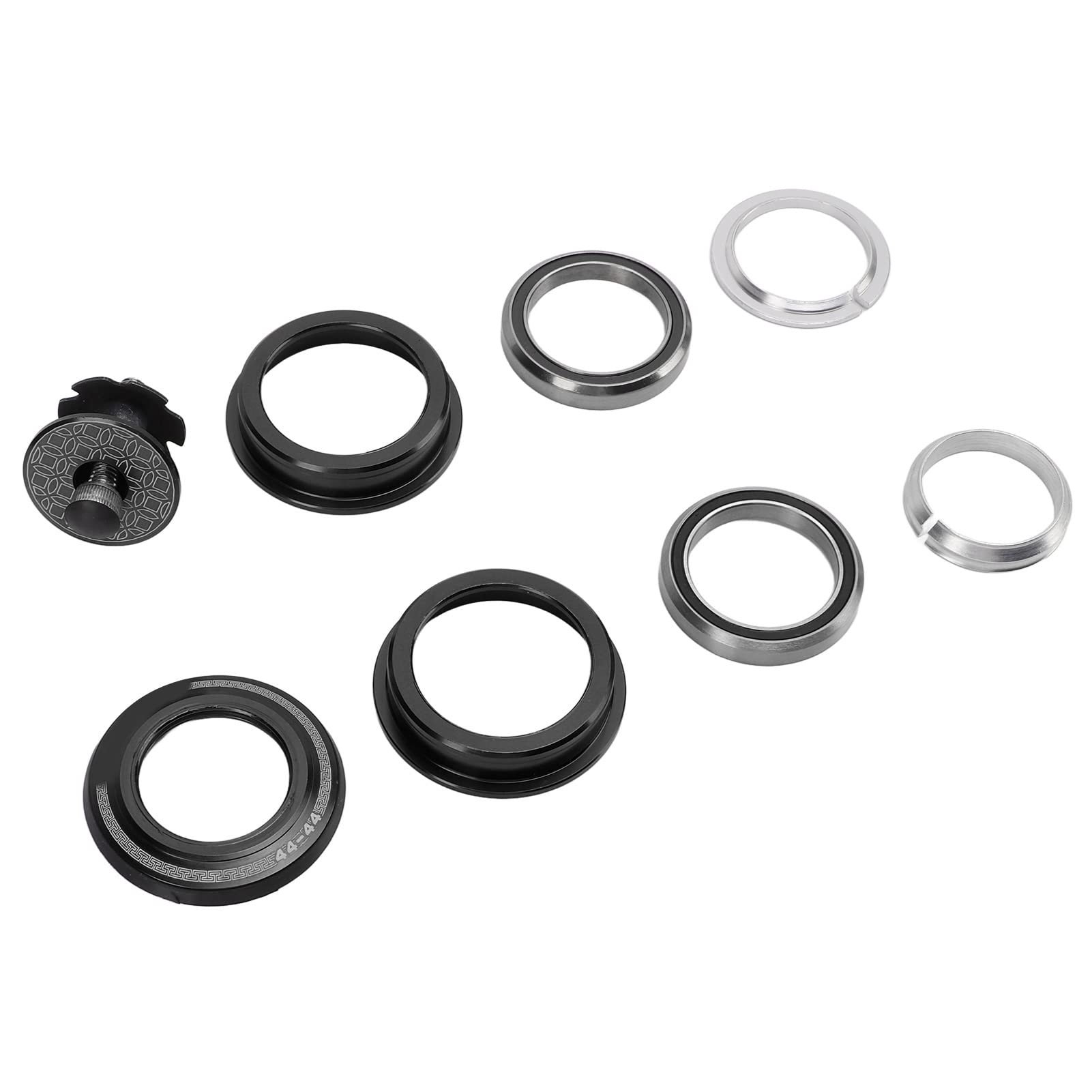 Velaurs 44mm Bicycle Headset - Lightweight Bike Front Fork Stem Headset for Easy DIY Installation | Perfect for Cycling Upgrades & Repairs