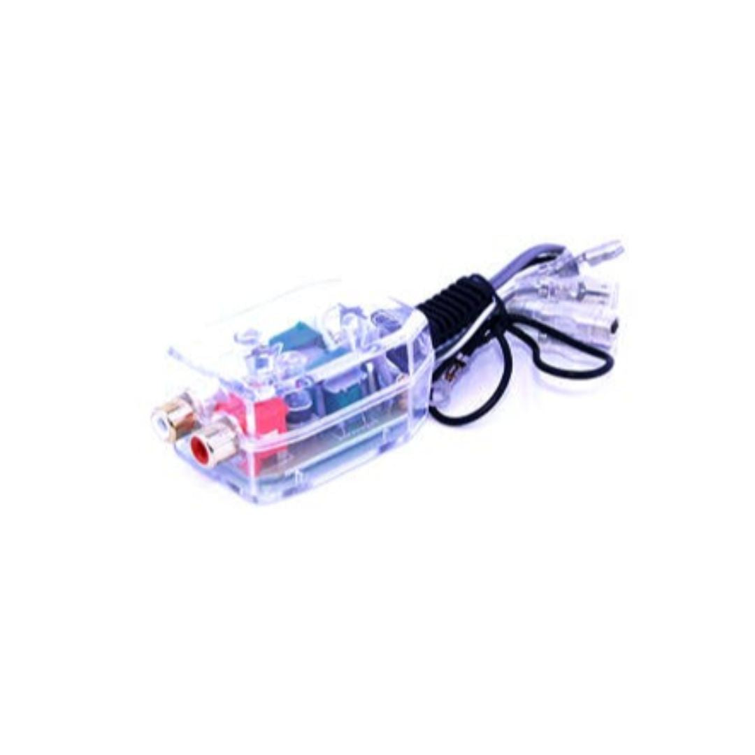 Crux LOC 2 Channel Line Out Converter - High Quality Audio Signal Converter for Car Stereo Systems | Perfect for Amplifiers & Subwoofers Installation