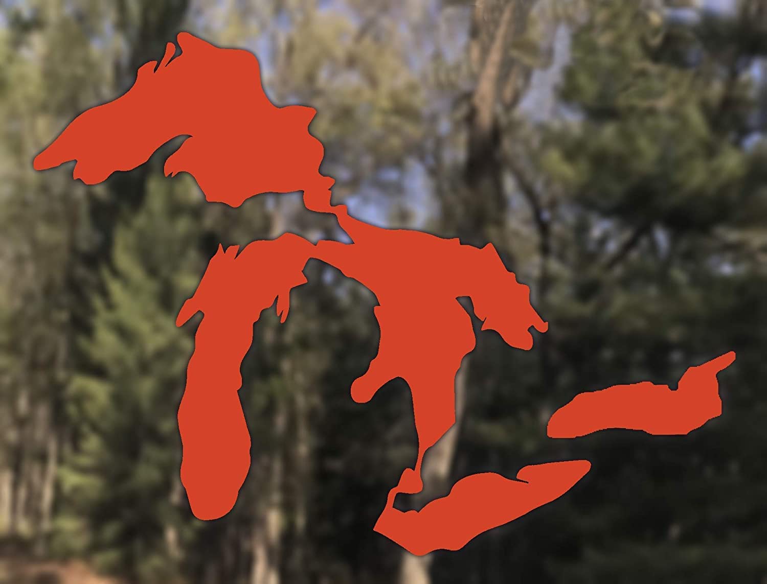 Great Lakes Michigan Car Decal - 6