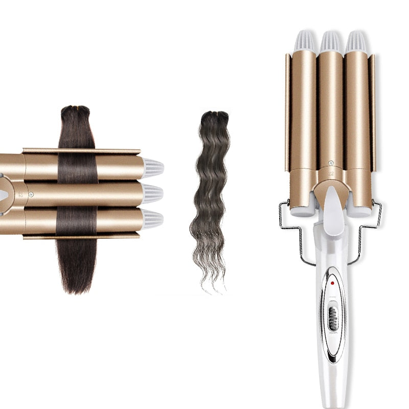 Professional Hair Curling Iron Wand - 1 Inch Ceramic Tourmaline Barrel for Long Lasting Curls & Waves - Perfect for Salon, Home Styling & Special Occasions