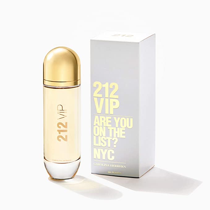 Carolina Herrera 212 VIP 4.2 oz Eau de Parfum for Women - Floral Fruity Perfume for Date Night & Special Occasions