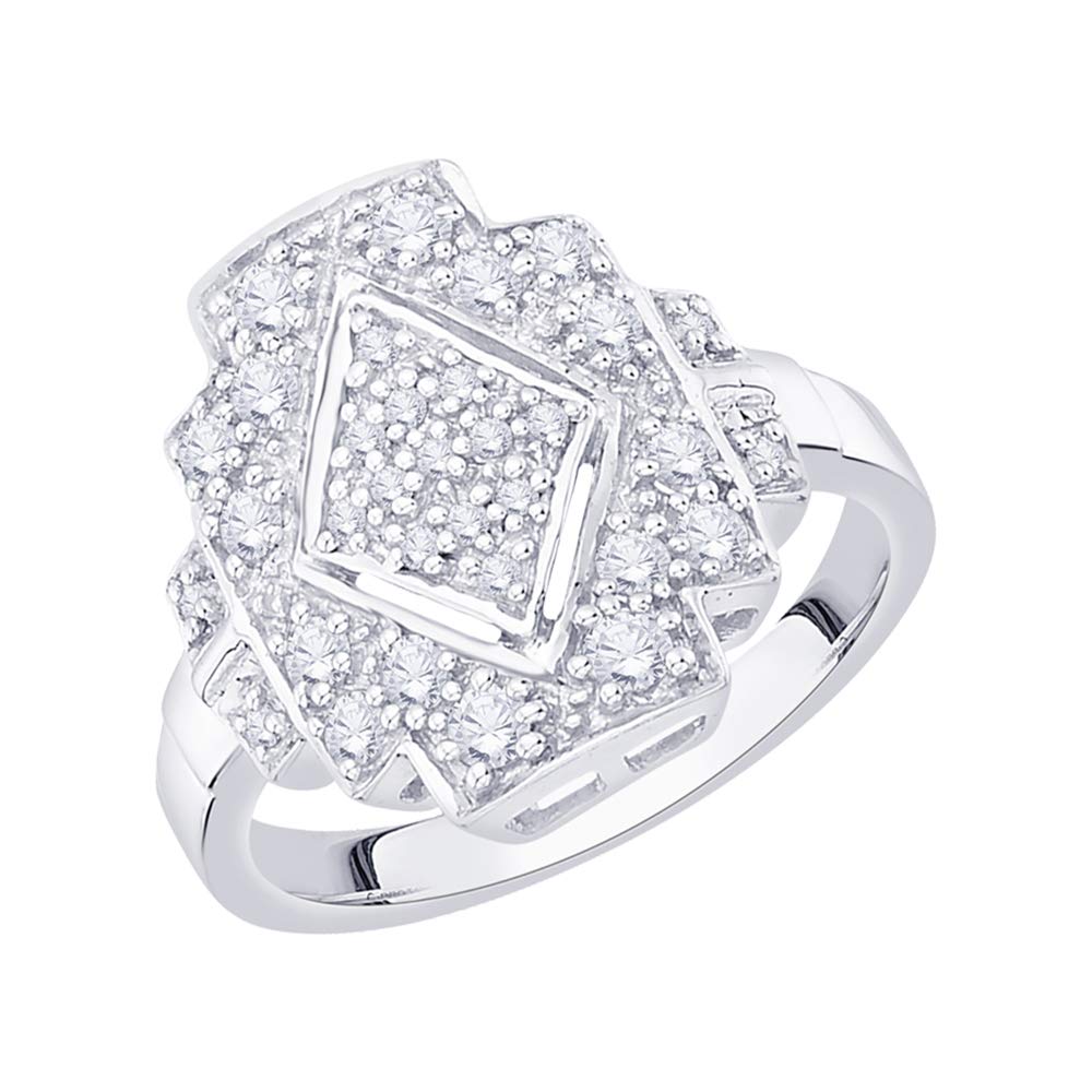 10K Gold KATARINA Diamond Fashion Ring (1/2 cttw, I-J, I1) - Elegant Jewelry for Women, Perfect Gift for Anniversary, Wedding & Special Occasions