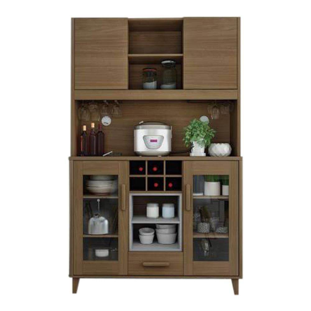Lexine II Kitchen Cabinet - Premium Storage Solution for Modern Kitchens | Organize Pots, Pans & Utensils | Durable & Stylish Design for Home & Restaurant Use