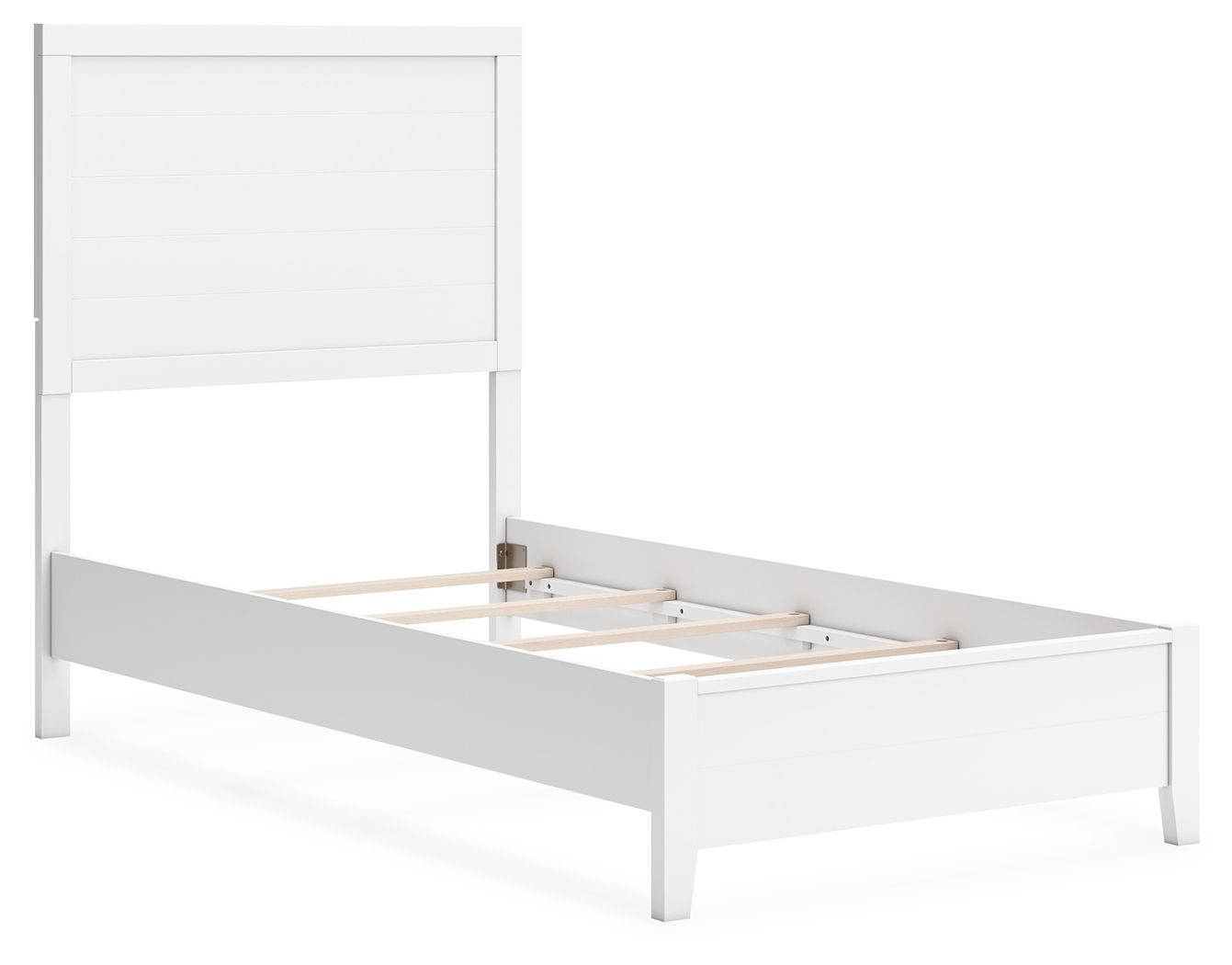 Binterglen Queen Panel Bed Frame with Headboard - Modern Wooden Platform Bed for Bedroom, Guest Room & Dorm - Easy Assembly & Sturdy Support