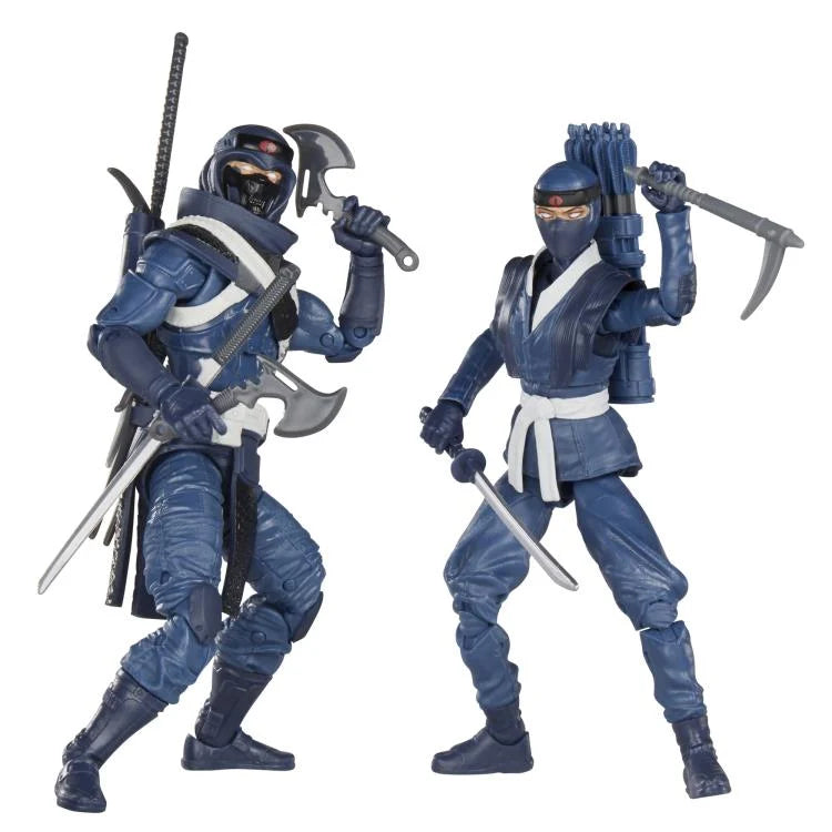 G.I. Joe Classified Series Blue Ninjas Two-Pack Action Figures - Collectible 6-Inch Scale Toys for Display & Battle Scenes | Perfect for Fans, Collectors & Diorama Enthusiasts