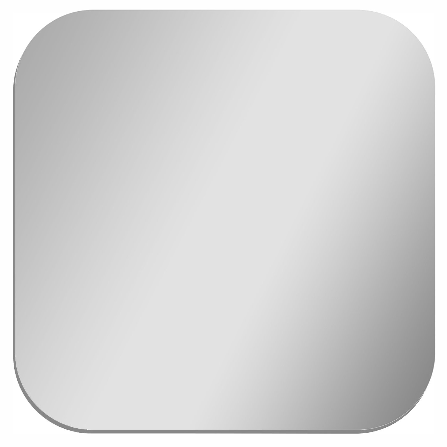 24x24 Inch Shatterproof Acrylic Safety Mirror with Rounded Corners - Glossy Finish for Home, Gym, Dance Studio & Classroom - Durable Wall Mount Square Mirror for Kids Playroom & Daycare