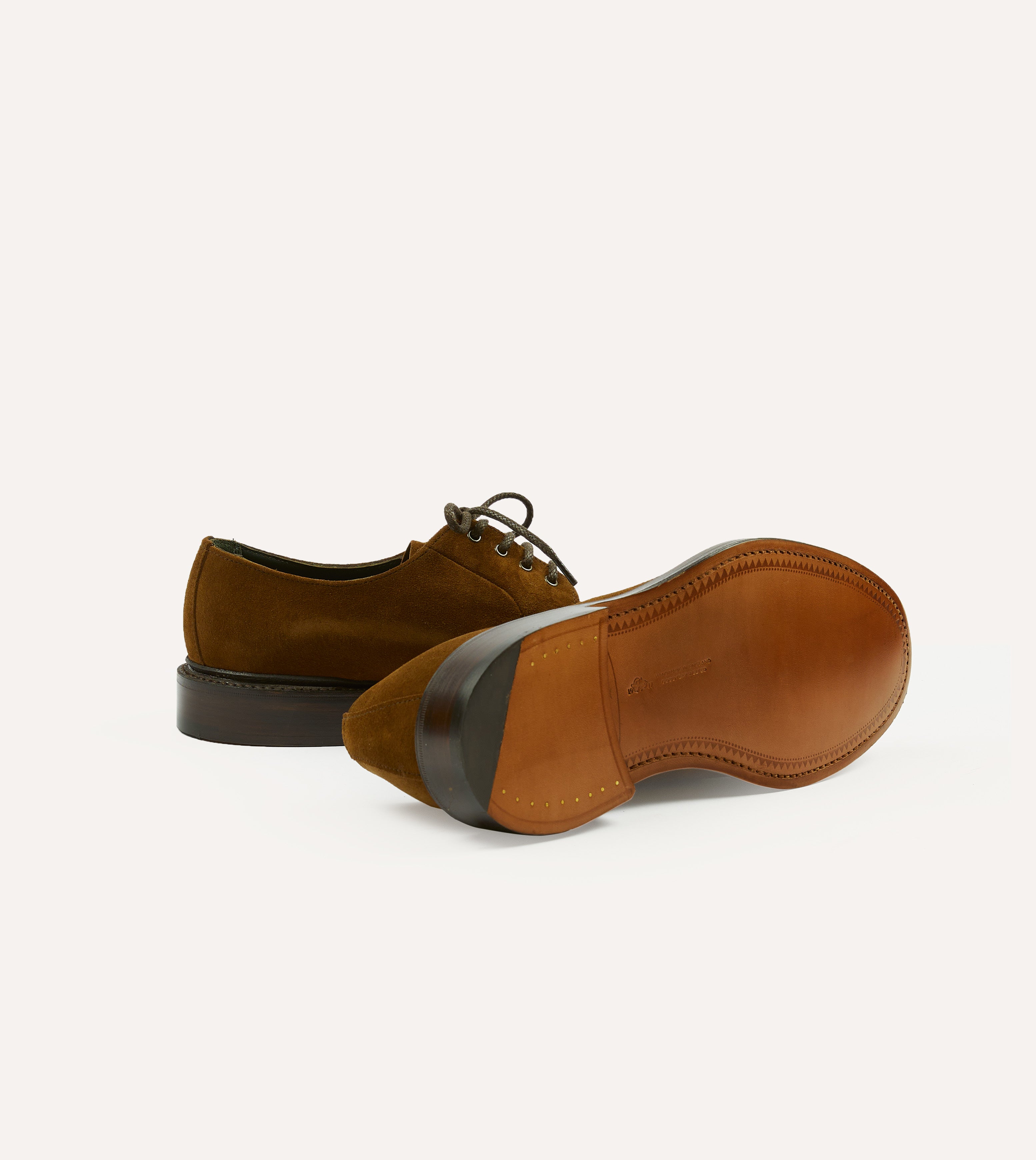Premium Brown Suede Derby Shoes for Men - Handcrafted Goodyear Welted Construction - Comfortable & Durable Dress Shoes for Office, Wedding & Formal Occasions