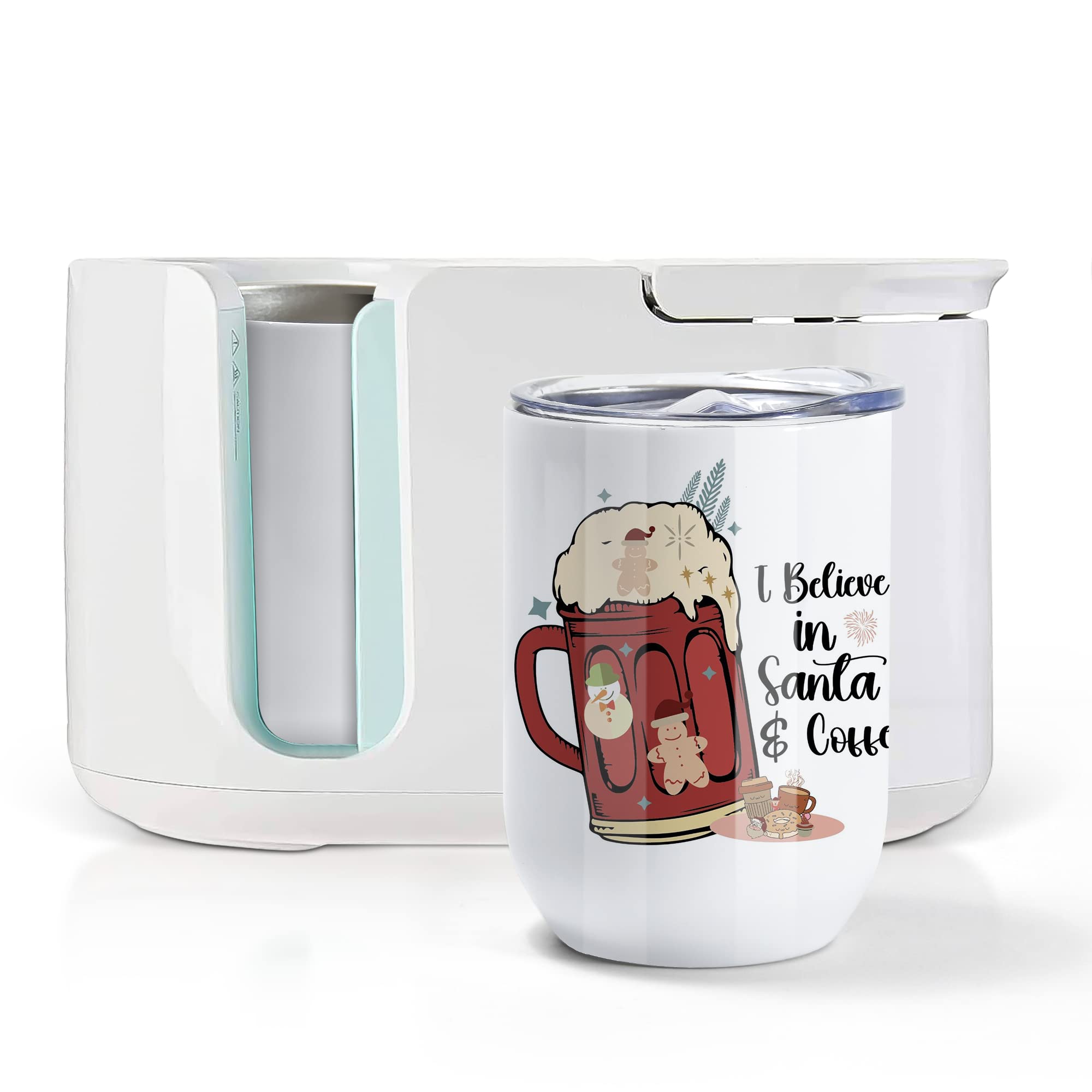 50-Pack AGH 12oz Stainless Steel Sublimation Wine Tumblers with Lids - Insulated Stemless Wine Glasses for Women, Perfect for Parties, Weddings & Personalized Gifts