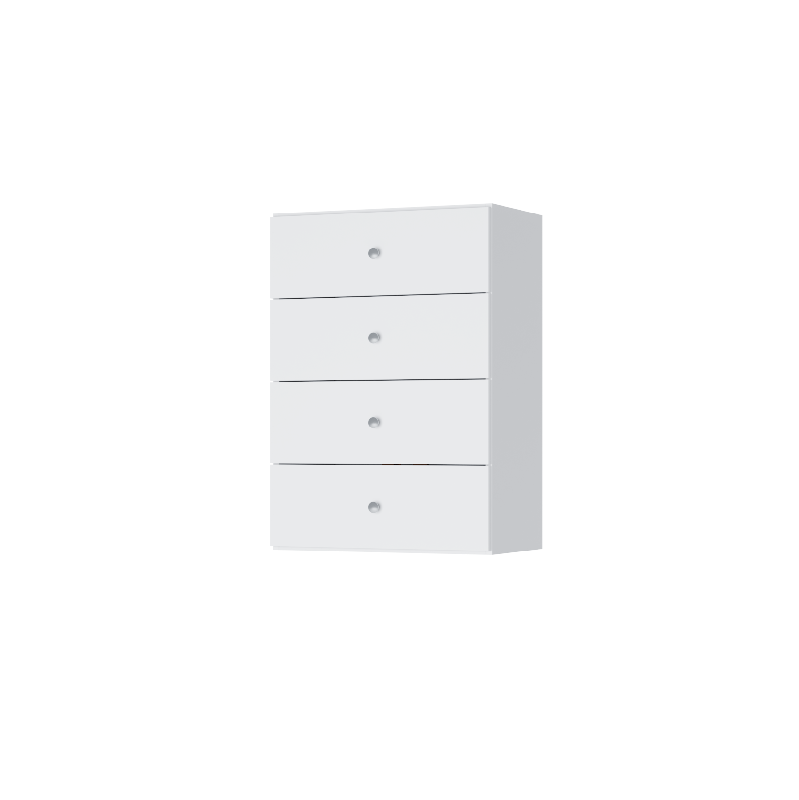 Vista 4 Drawer Short Tower - Compact Storage Cabinet for Office, Bedroom & Closet Organization - Space-Saving Vertical File Cabinet for Documents, Files & Supplies