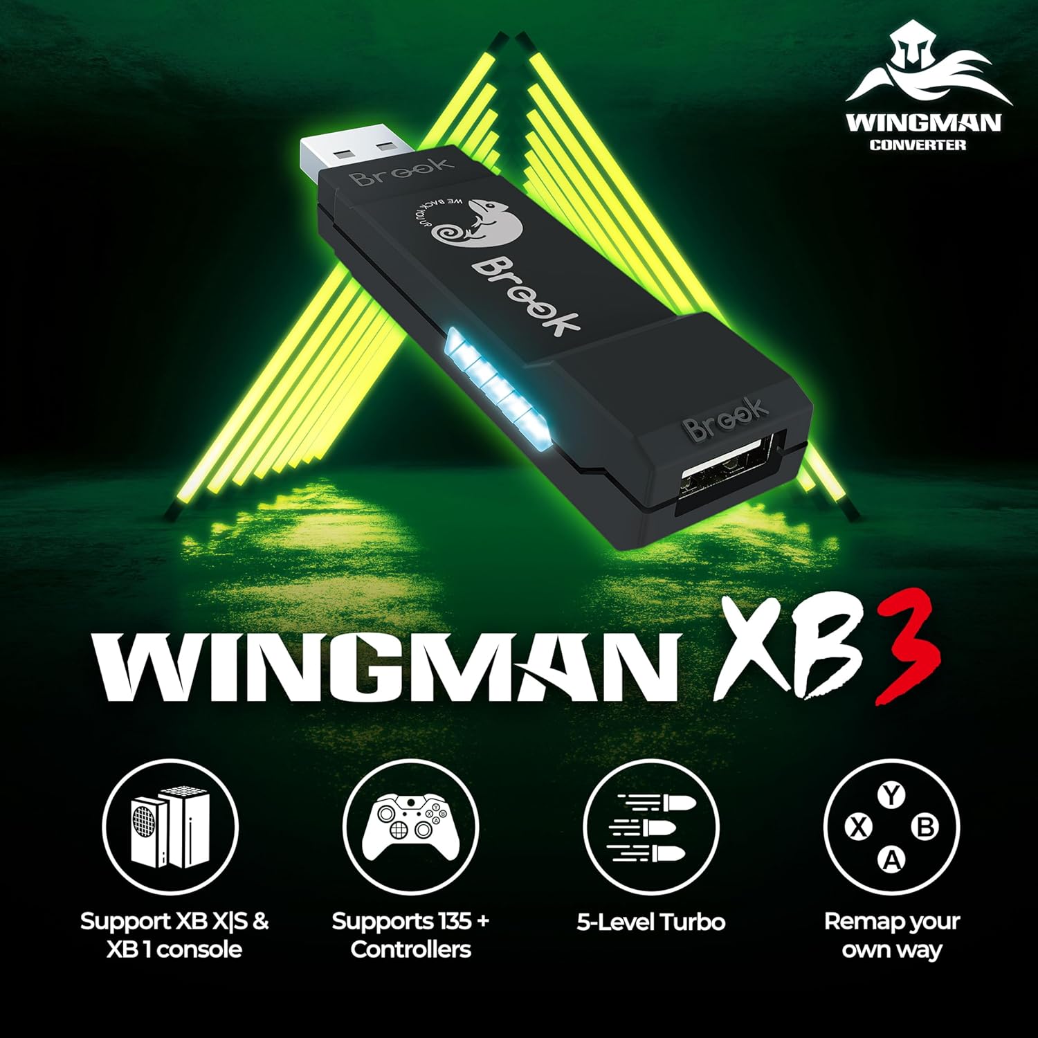 Wingman XB 3 Gaming Controller - Premium Video Game Accessories for PC, Xbox & PS5 - Perfect for Competitive Gaming & Casual Play