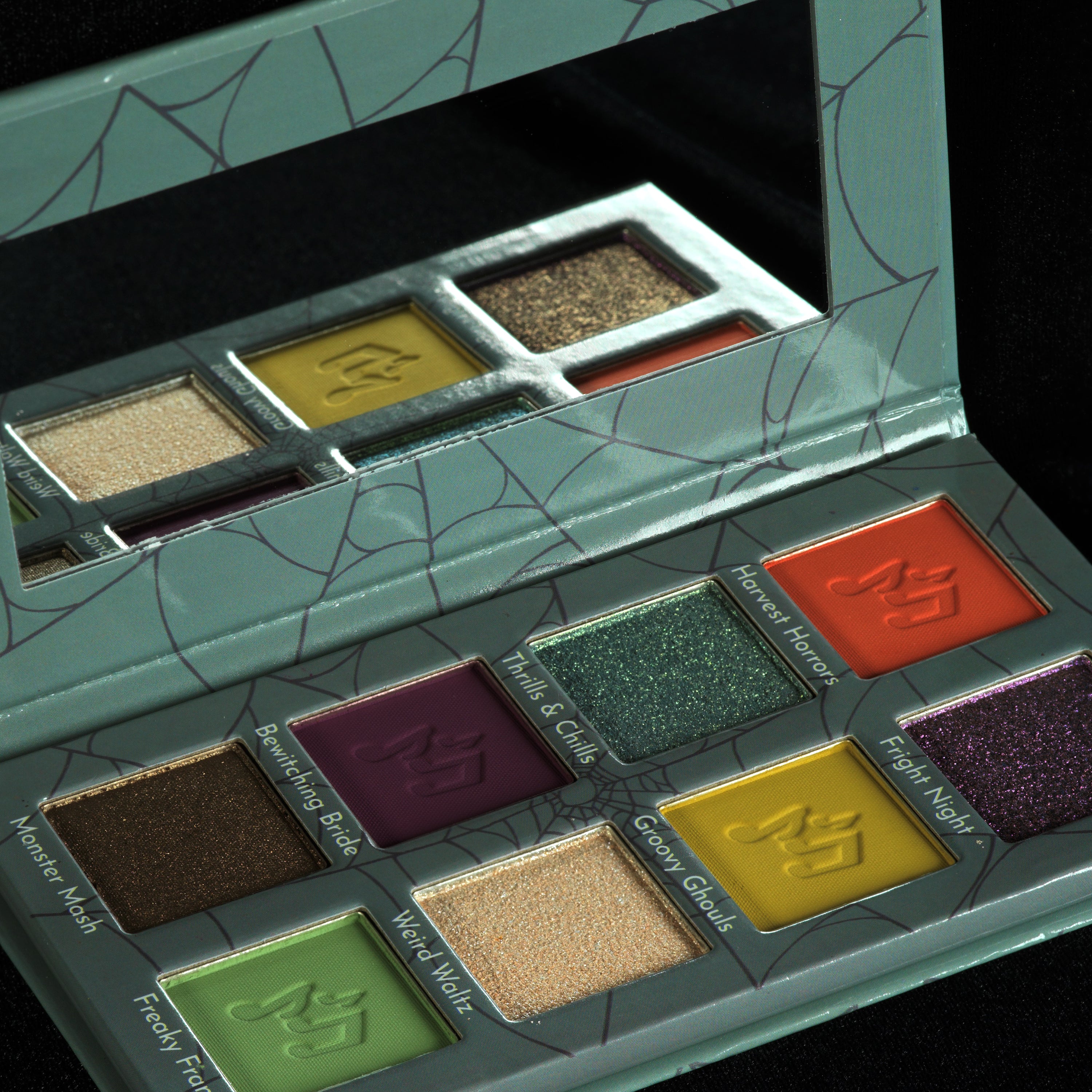 Graveyard Smash Eyeshadow Palette - 12 Highly Pigmented Matte & Shimmer Shades for Halloween, Cosplay & Gothic Makeup Looks | Vegan & Cruelty-Free