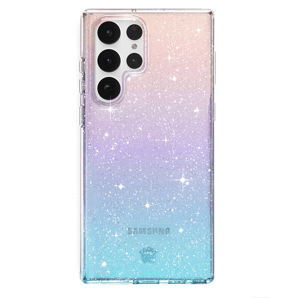 Ombre Stardust Glitter Phone Case for Samsung Galaxy - Protective & Stylish Cover for Everyday Use & Special Occasions