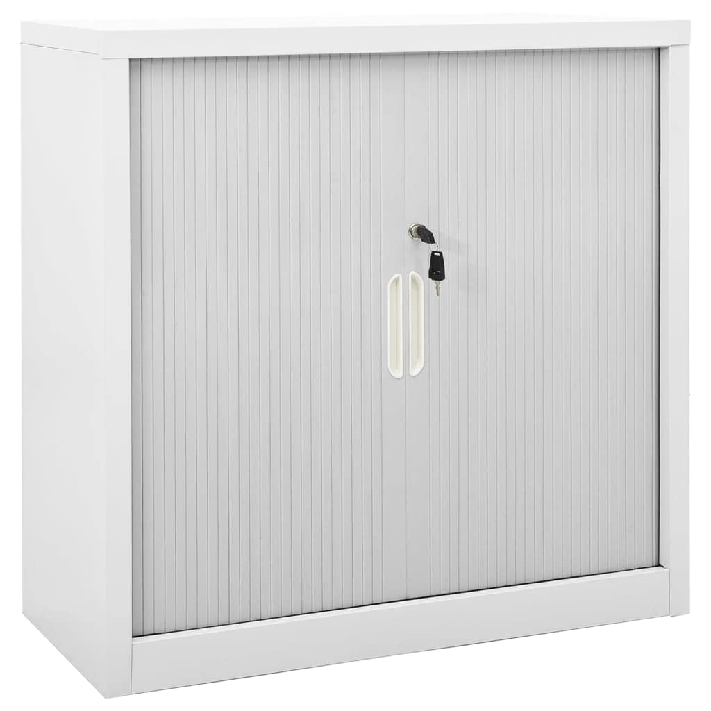 Steel Storage Cabinet with Shelves - 35.4