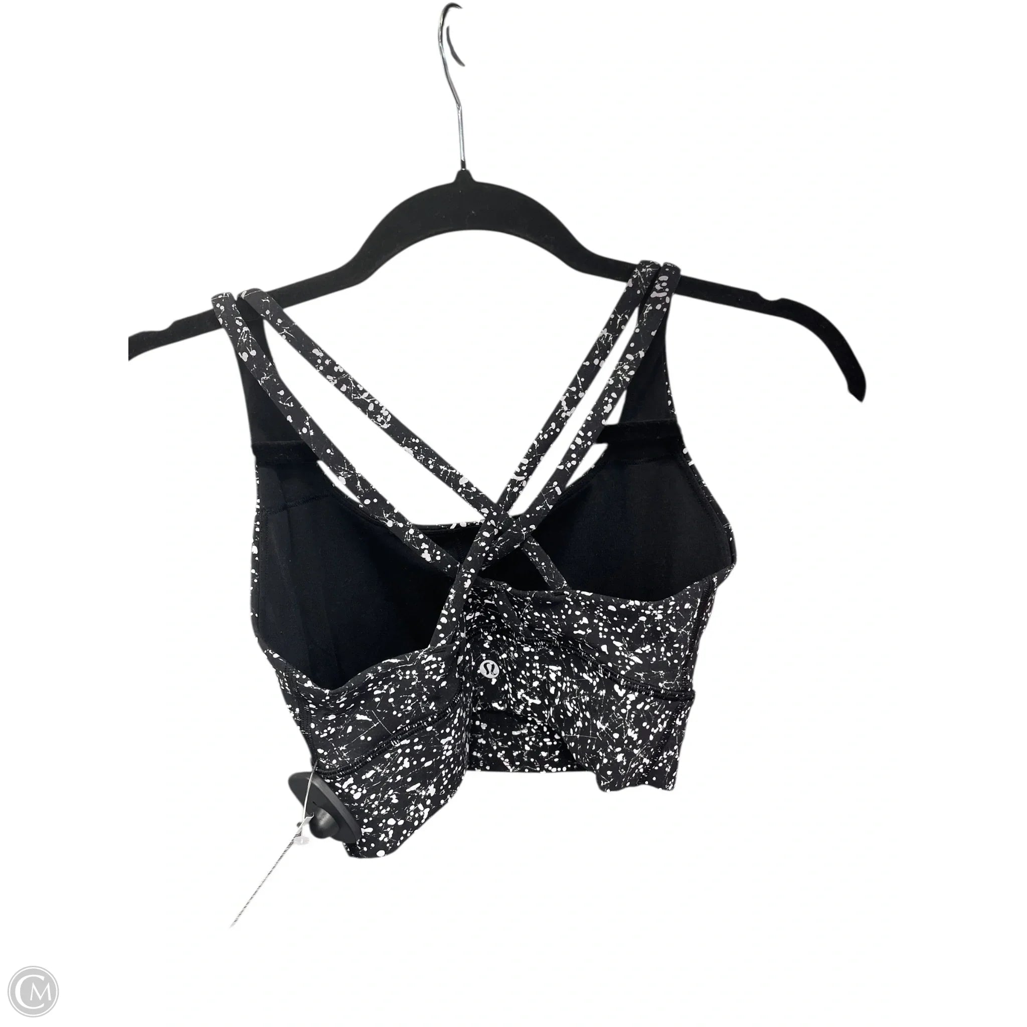 Lululemon Black Athletic Sports Bra Size 6 - High Support Workout Top for Running, Yoga & Gym