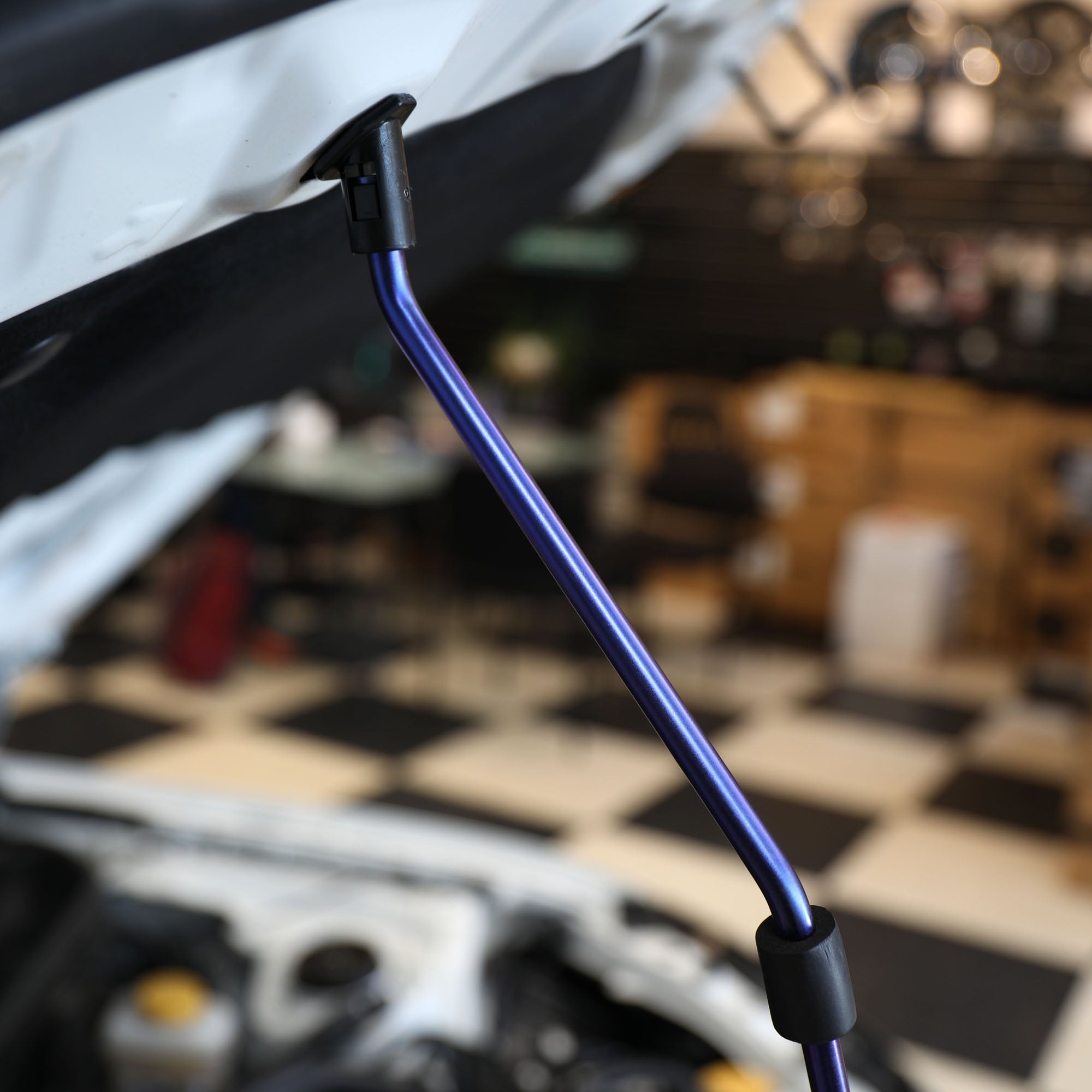 Fujitsubo Titanium Hood Prop Rod for 2022+ Subaru BRZ & Toyota GR86 - Lightweight Performance Hood Support for Easy Engine Access & Maintenance