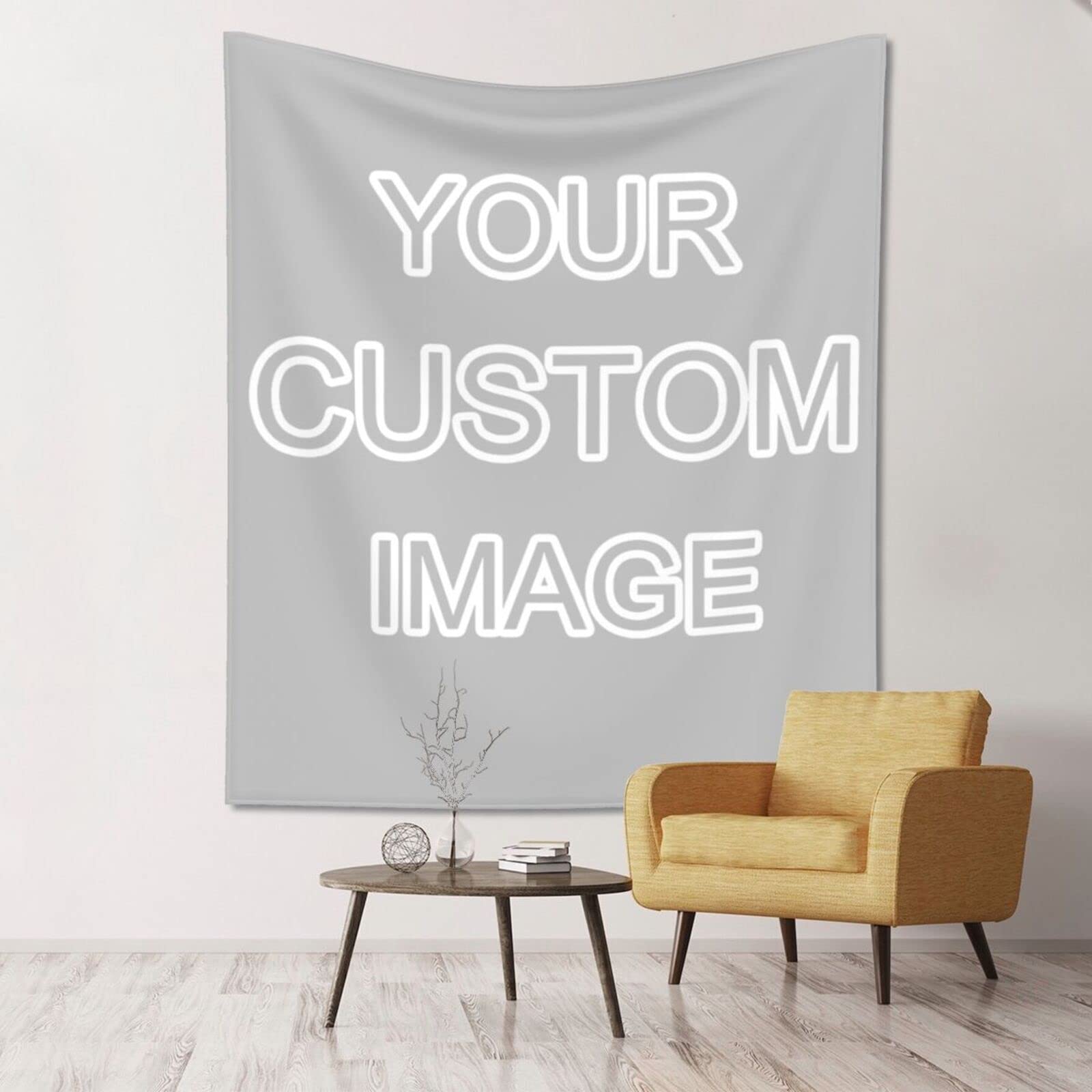 Custom Tapestry Wall Hanging - 60x51 Inch Vertical Bohemian Decor for Bedroom, Living Room & Dorm | Perfect for Home Decor, Photo Backdrops & Festival Decorations