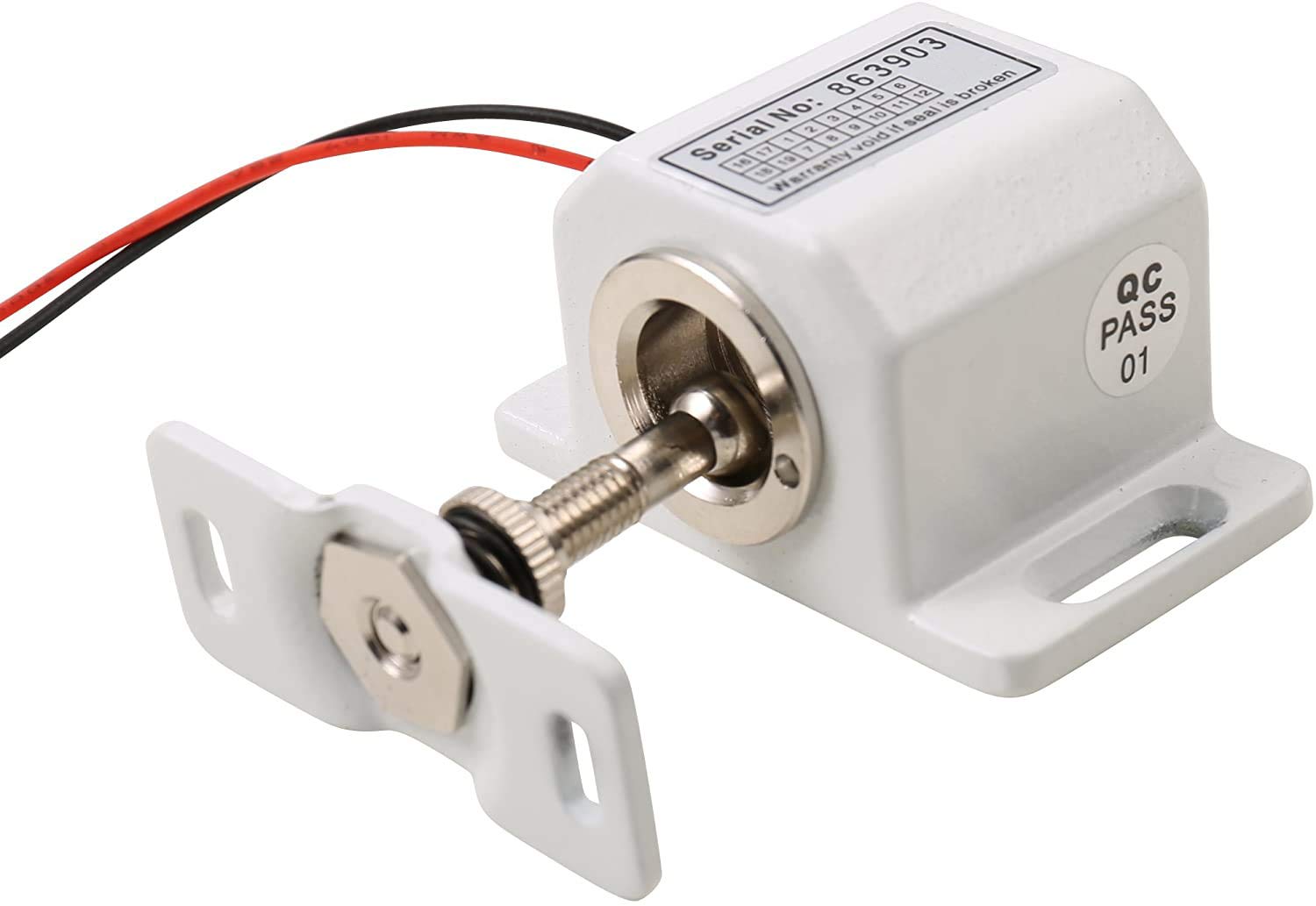 12V DC Metal Fail-Safe Mini Electric Cabinet Lock - Secure File Cabinets, Display Cases & Storage Units | Ideal for Offices, Retail Stores & Home Security Systems