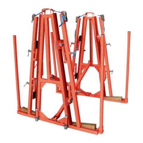 Abaco Folding A Frame Ladder - Lightweight Aluminum Folding Ladder for Home, Garage & Outdoor Use - Perfect for Painting, Roofing & DIY Projects