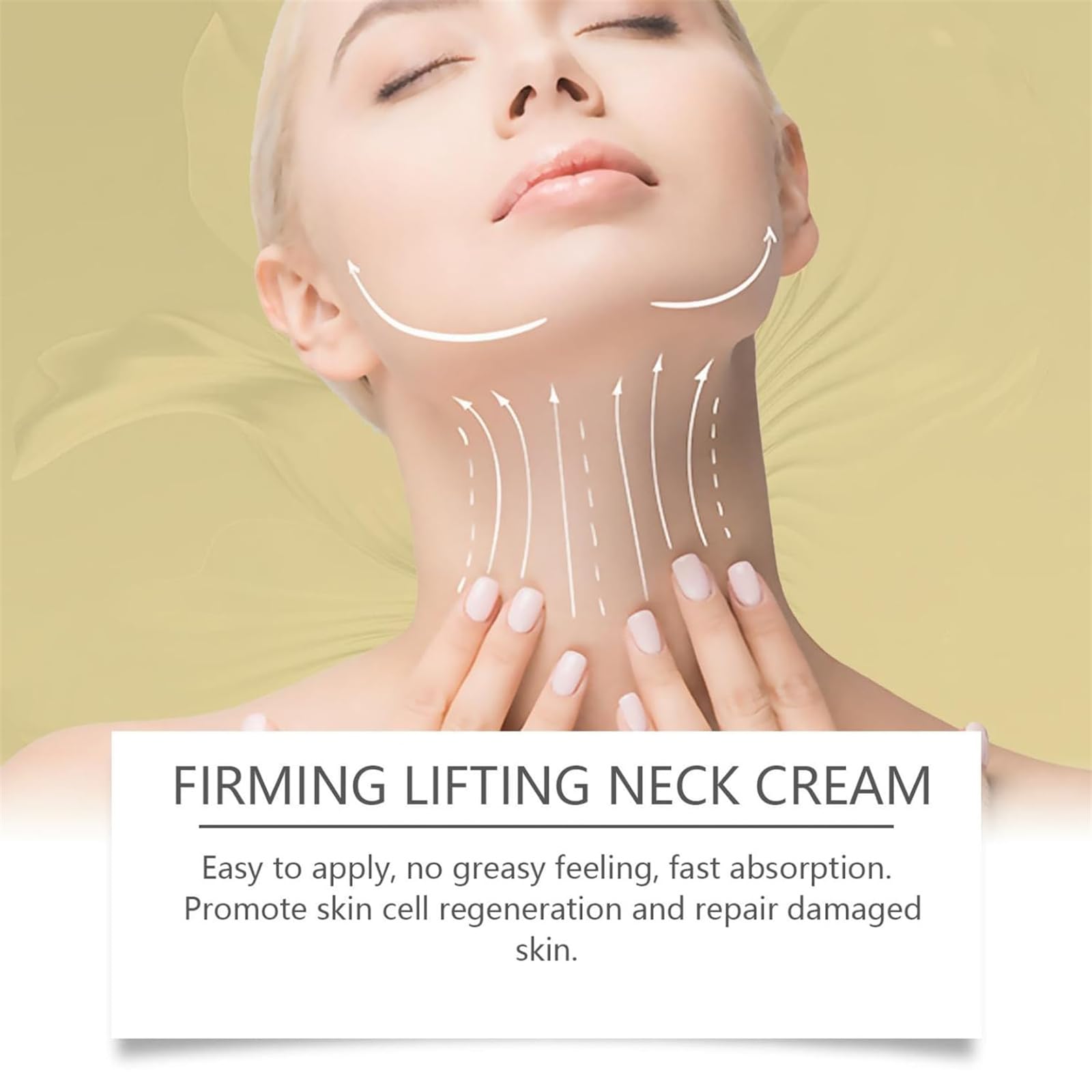 Firming Neck Cream for Sagging Skin - Tighten & Lift - Moisturizing Body Care for Daily Use