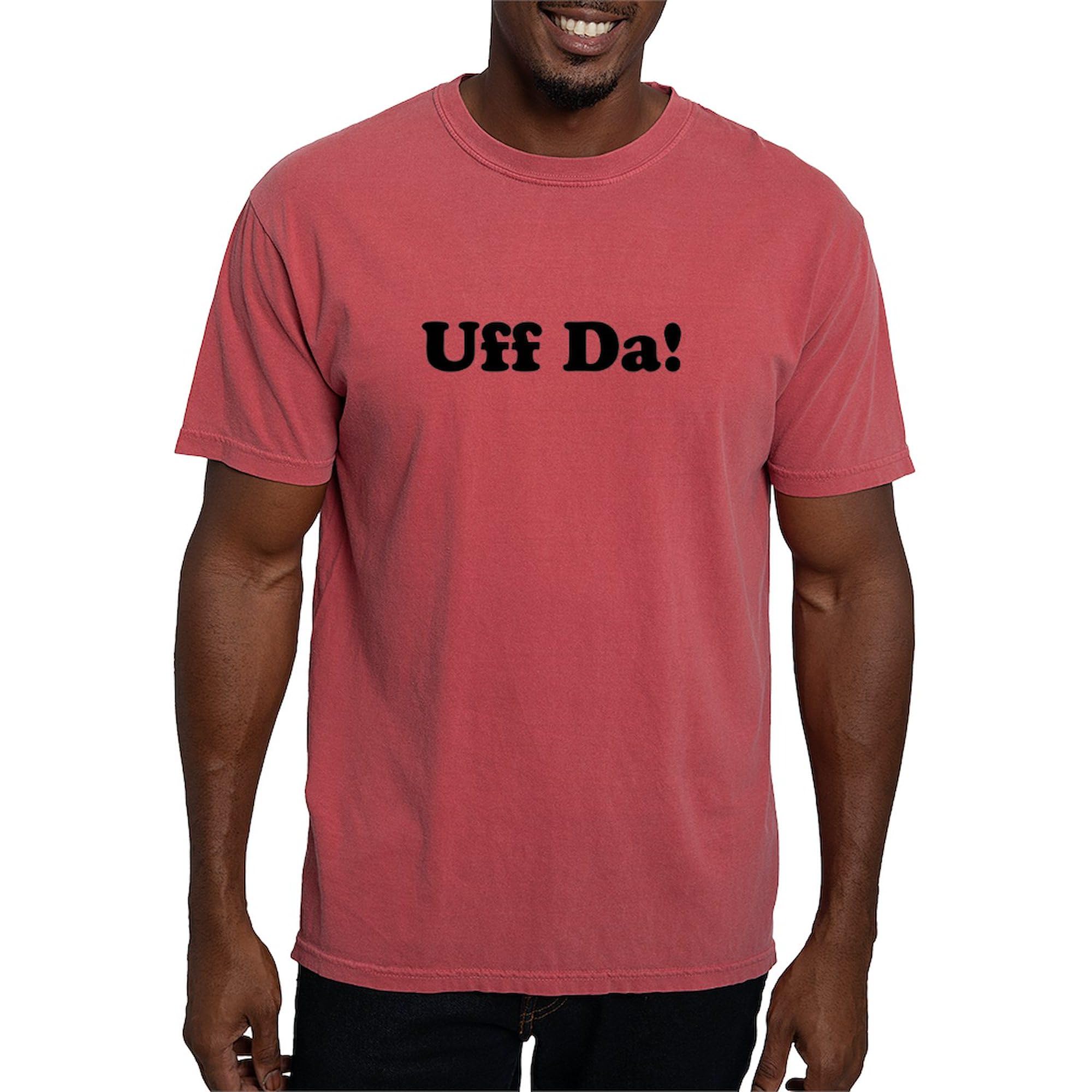Uff Da! Men's Comfort Colors T-Shirt - Soft Cotton Casual Tee for Everyday Wear & Nordic Pride