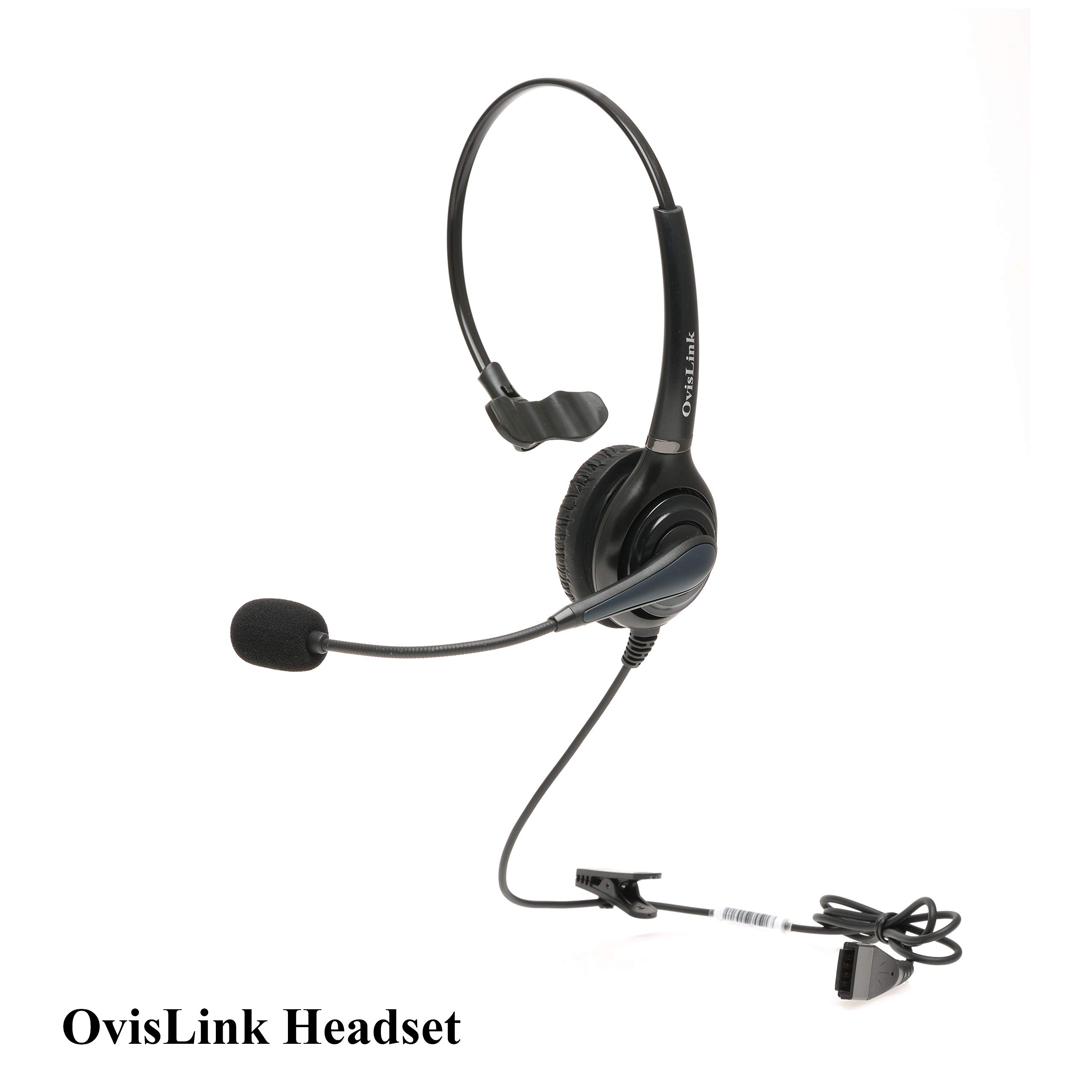 Professional Noise Canceling Headset for Cisco SPA501G, SPA502G, SPA504G, SPA508G, SPA509G Business Phones | HD Voice Quality, 2.5mm Quick Disconnect Cord | Perfect for Call Centers, Office & Remote Work