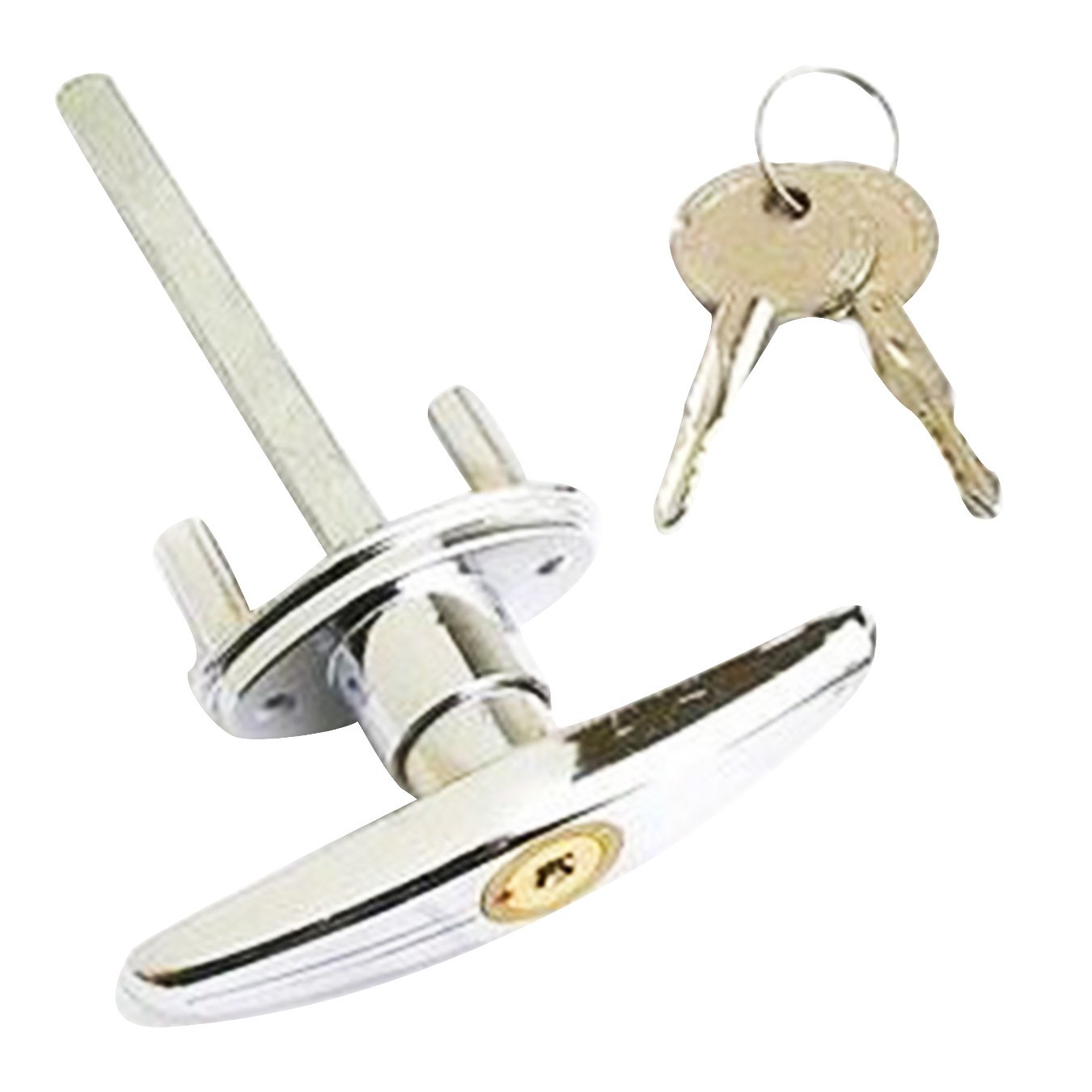 UOOOM T-Handle Garage Door Lock - Heavy Duty Square Shaft with 2 Keys - Secure Your Garage, Shed, or Workshop