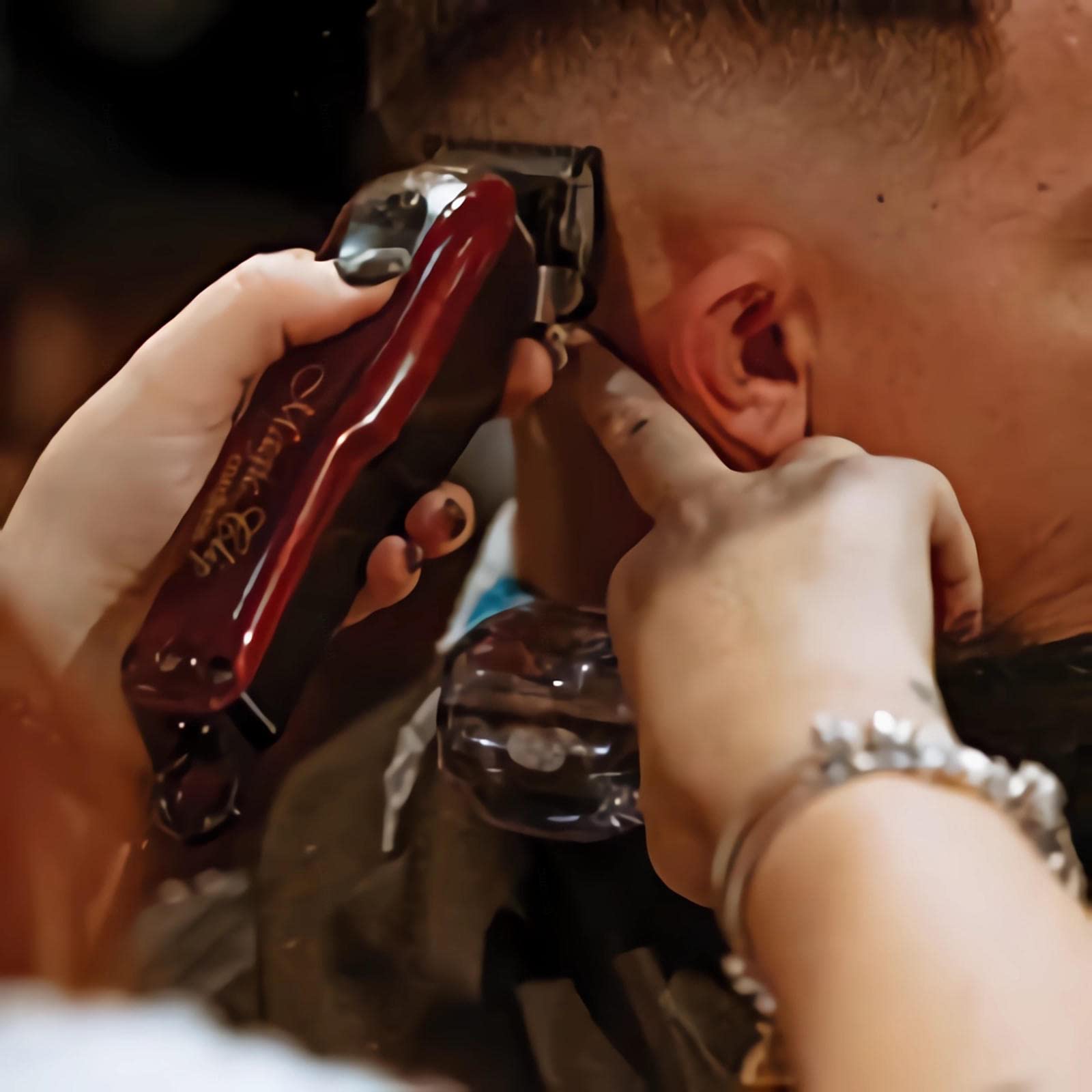 Professional Cordless Hair Clippers for Men - 100+ Minutes Runtime, Rechargeable Hair Trimmer Kit with Barber Accessories | Perfect for Travel, Vacation, Business Trips & Home Haircuts
