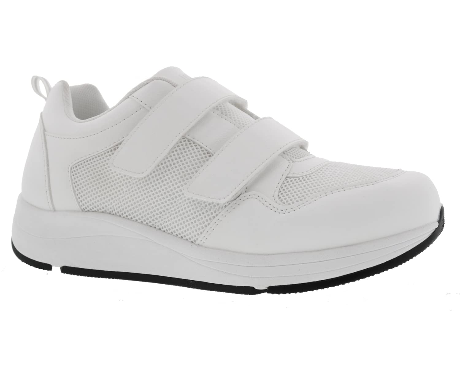 Drew Contest Men's Non-Slip Athletic Shoes with Hook & Loop Closure - Perfect for Running, Gym Workouts & Outdoor Activities
