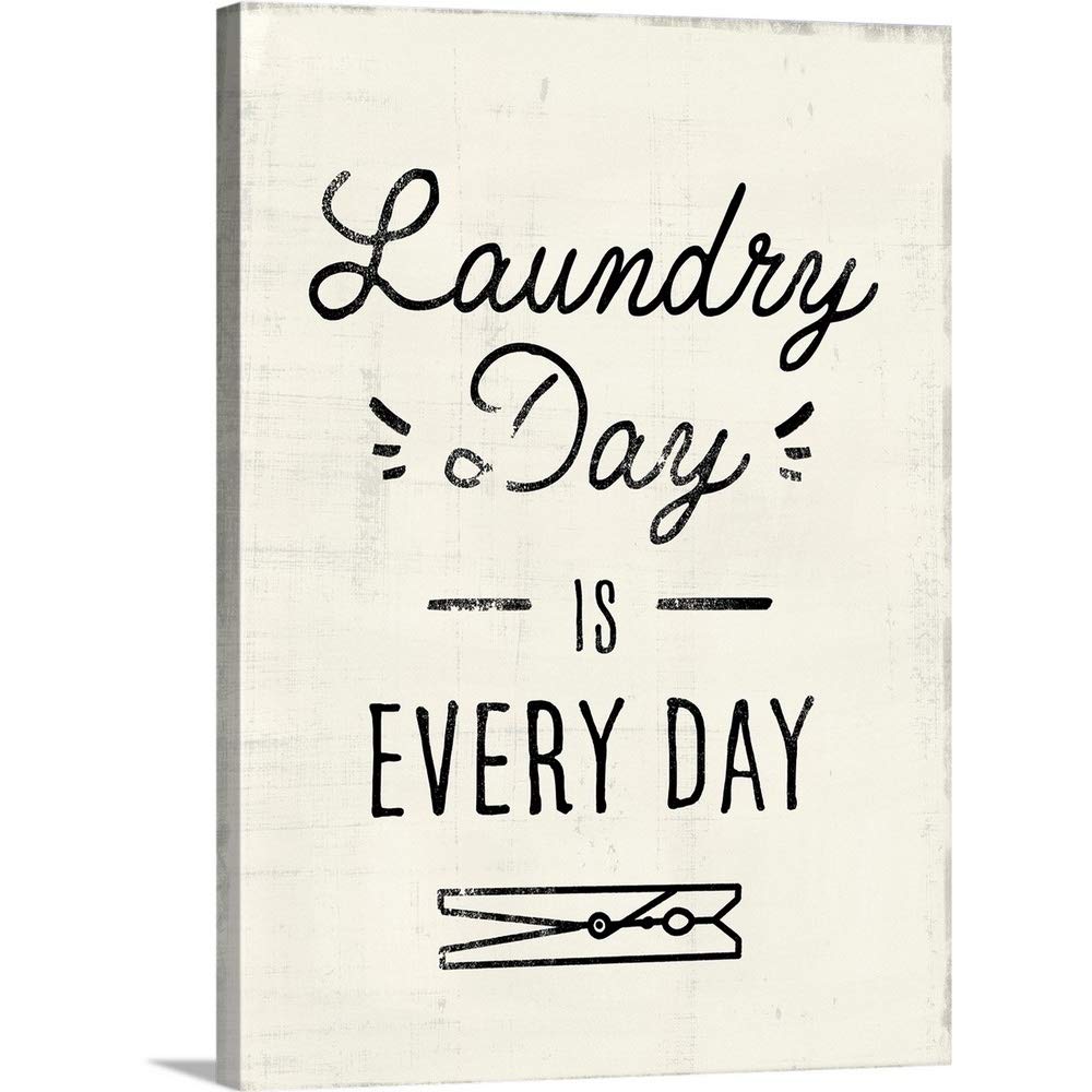 Laundry Room II Canvas Wall Art Print - Modern Home Decor for Living Room, Bedroom & Office - Perfect Gift for Housewarming & Holidays
