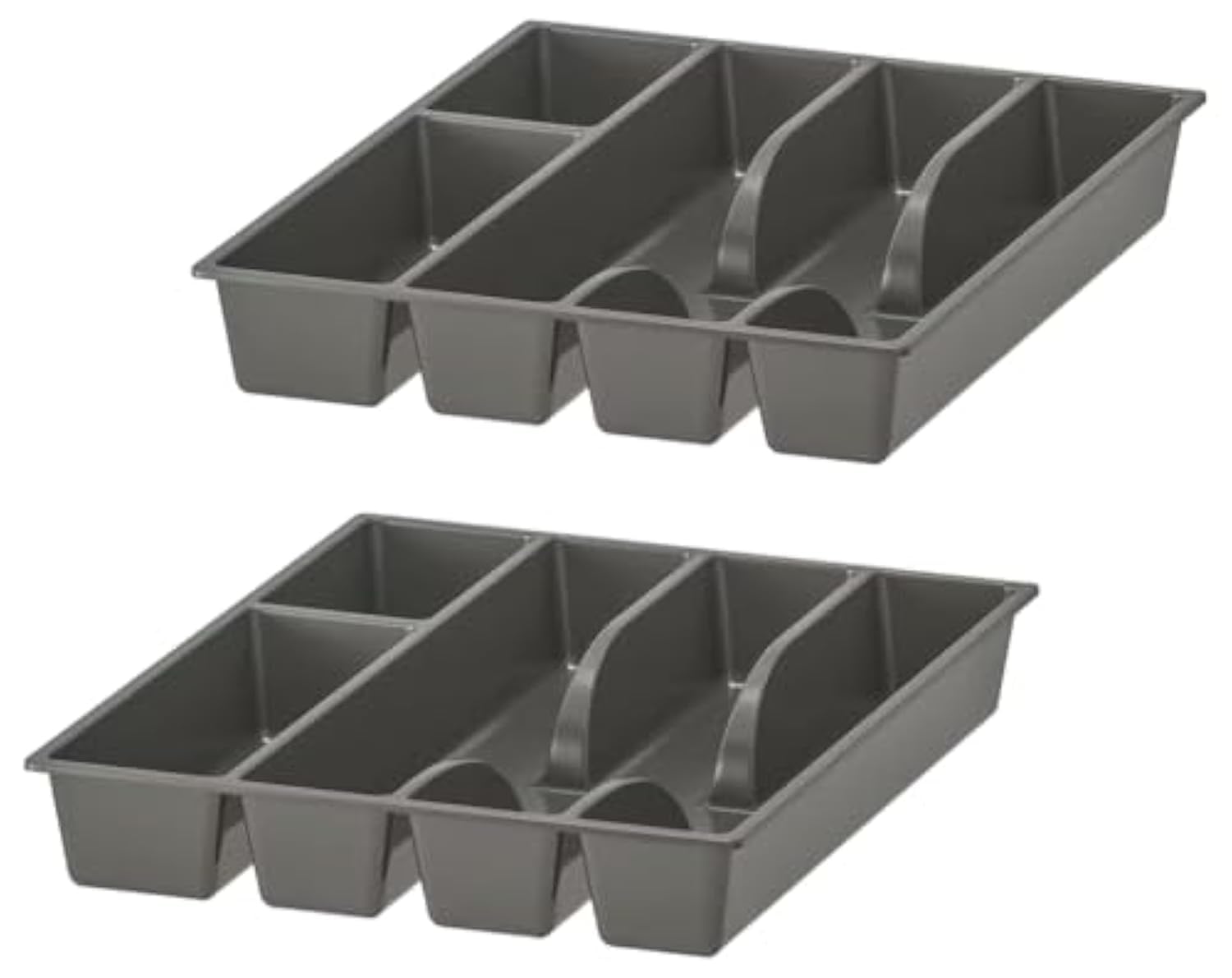 IKEA Silverware Organizer 2-Pack - 10x12 Inch Drawer Insert for Flatware & Cutlery - Perfect for Kitchen Utensil Storage and Drawer Organization