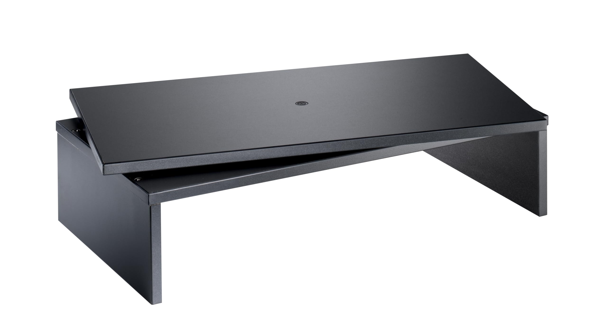Meliconi Space LCD M Swivel TV and PC Monitor Stand, Black - Perfect for Home Office, Gaming, and Workspace Setup