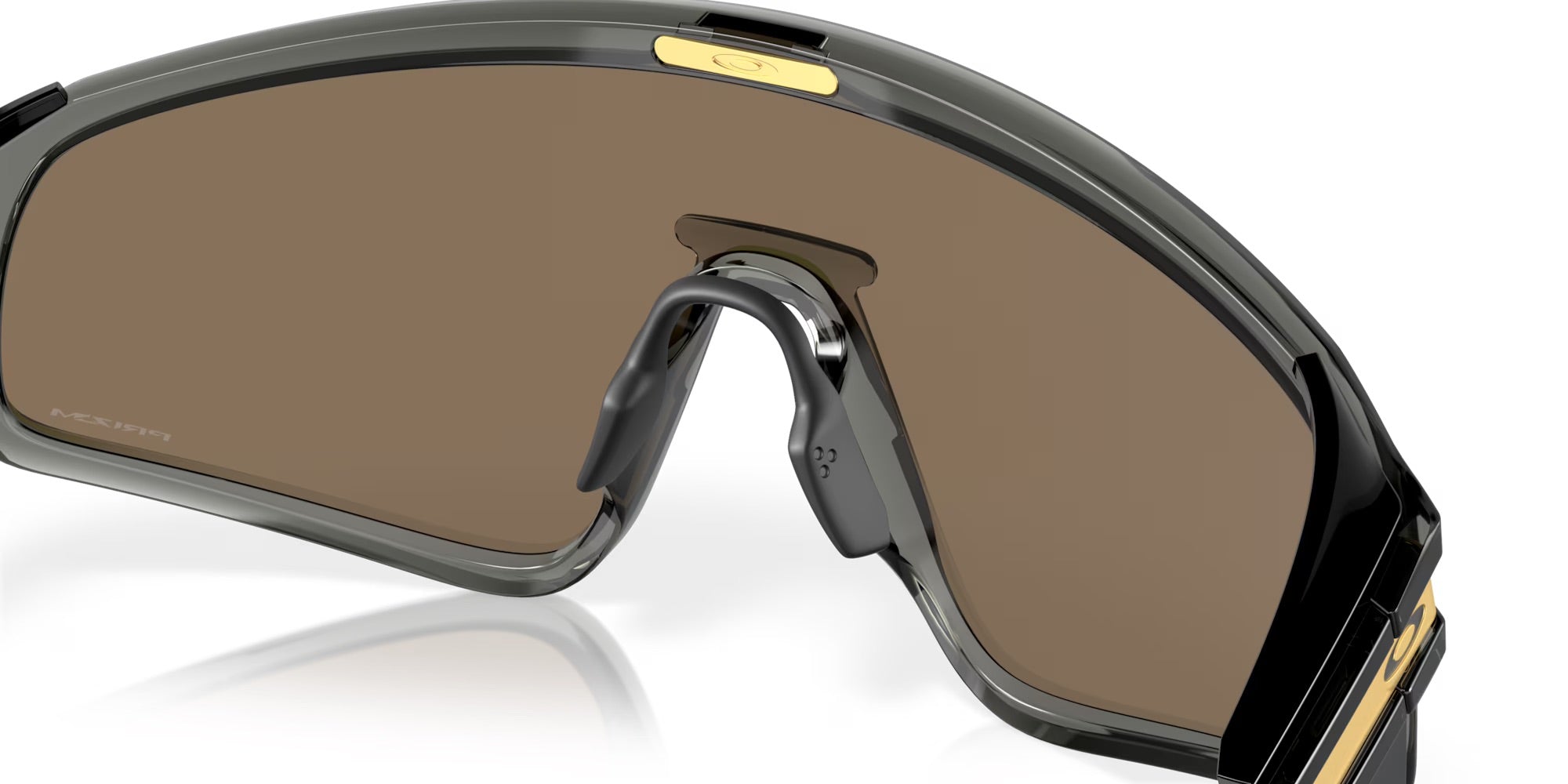 Oakley Latch Panel Grey Smoke Prizm 24K Sunglasses - Polarized Sports & Outdoor Sunglasses for Running, Cycling, and Driving - UV Protection & Anti-Glare Lenses