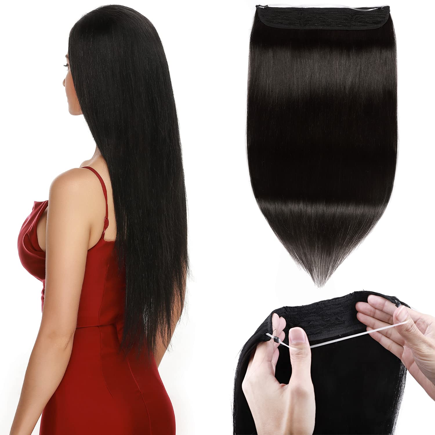 Premium S-noilite Human Hair Extensions 22