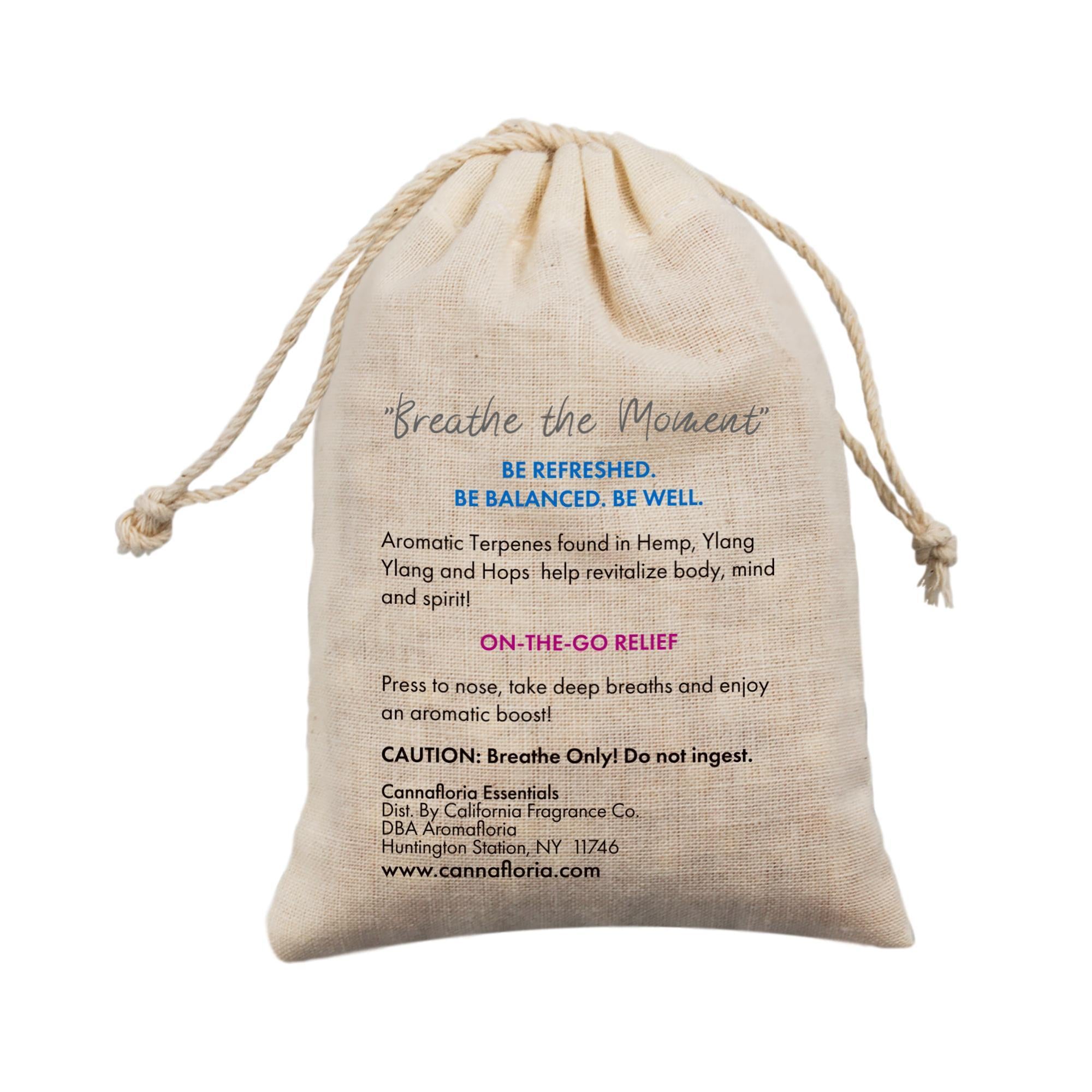 Cannafloria Inhalation Pouches - 2 Pack | Herbal Relaxation & Stress Relief | Perfect for Travel, Work, and On-the-Go Use