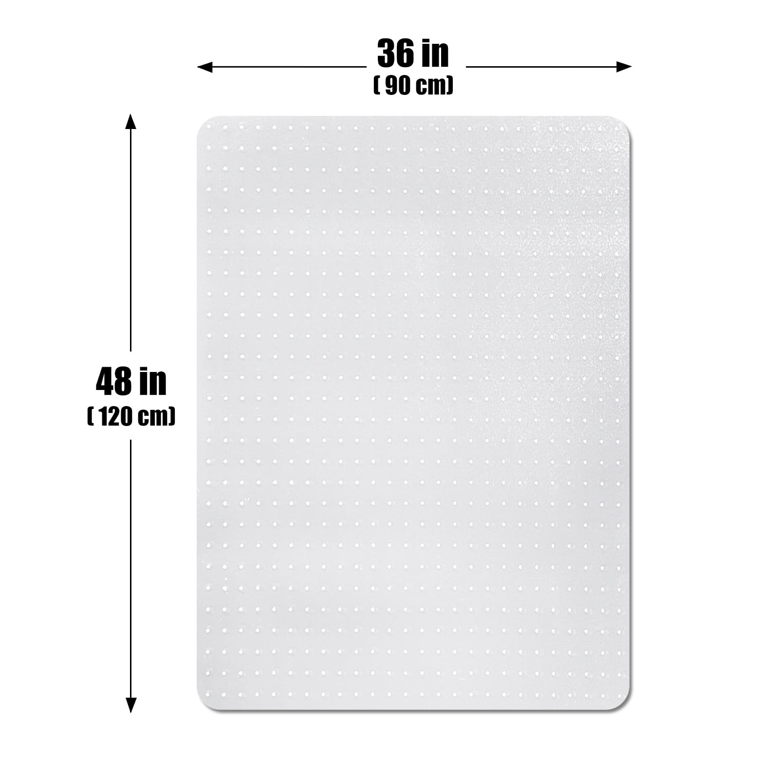 Premium Office Chair Mat for Carpet Floors - 48